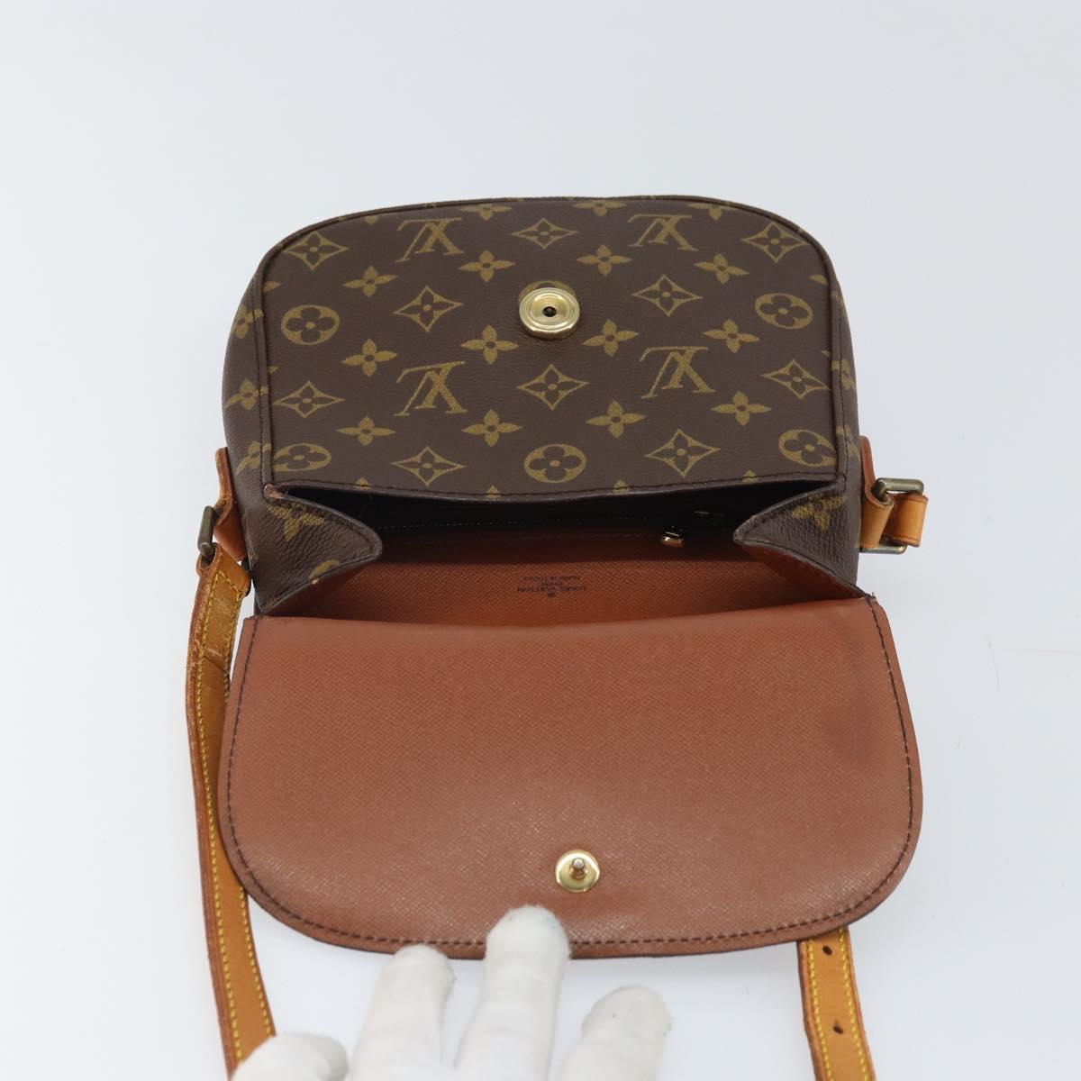 LOUIS VUITTON Monogram Saint Cloud MM Shoulder Bag M51243 LV Auth BA10013