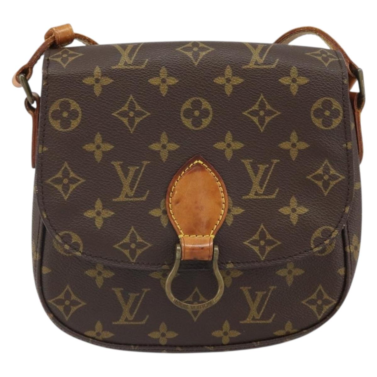 LOUIS VUITTON Monogram Saint Cloud MM Shoulder Bag M51243 LV Auth BA10013