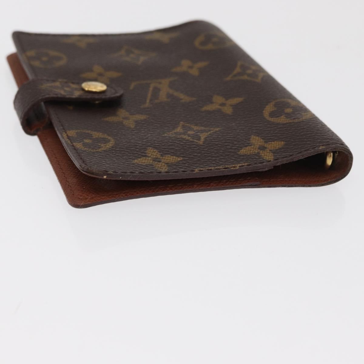 LOUIS VUITTON Monogram Agenda PM Day Planner Cover R20005 LV Auth BA10027