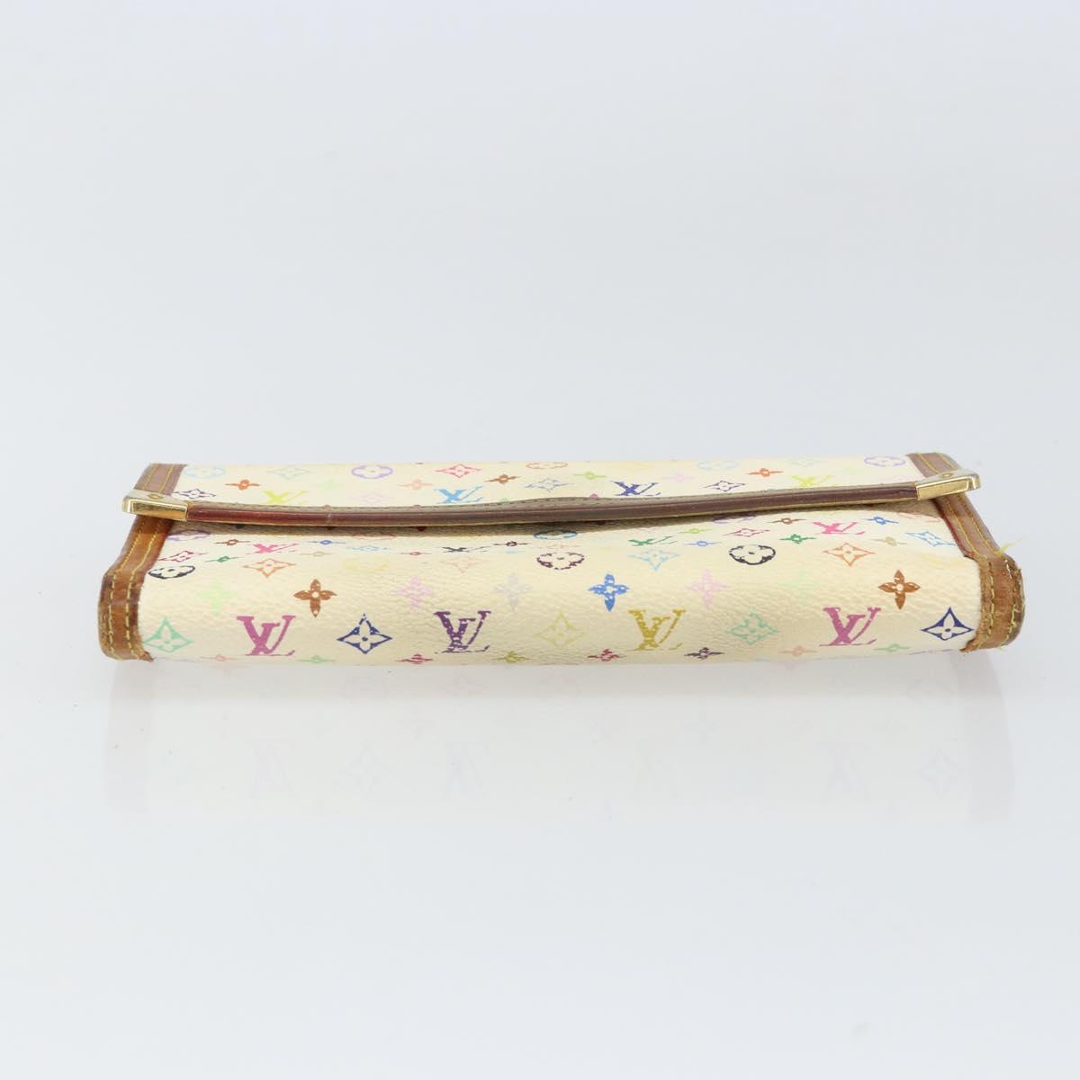 LOUIS VUITTON Multicolor Porte Tresor International Wallet M92659 Auth BA10030
