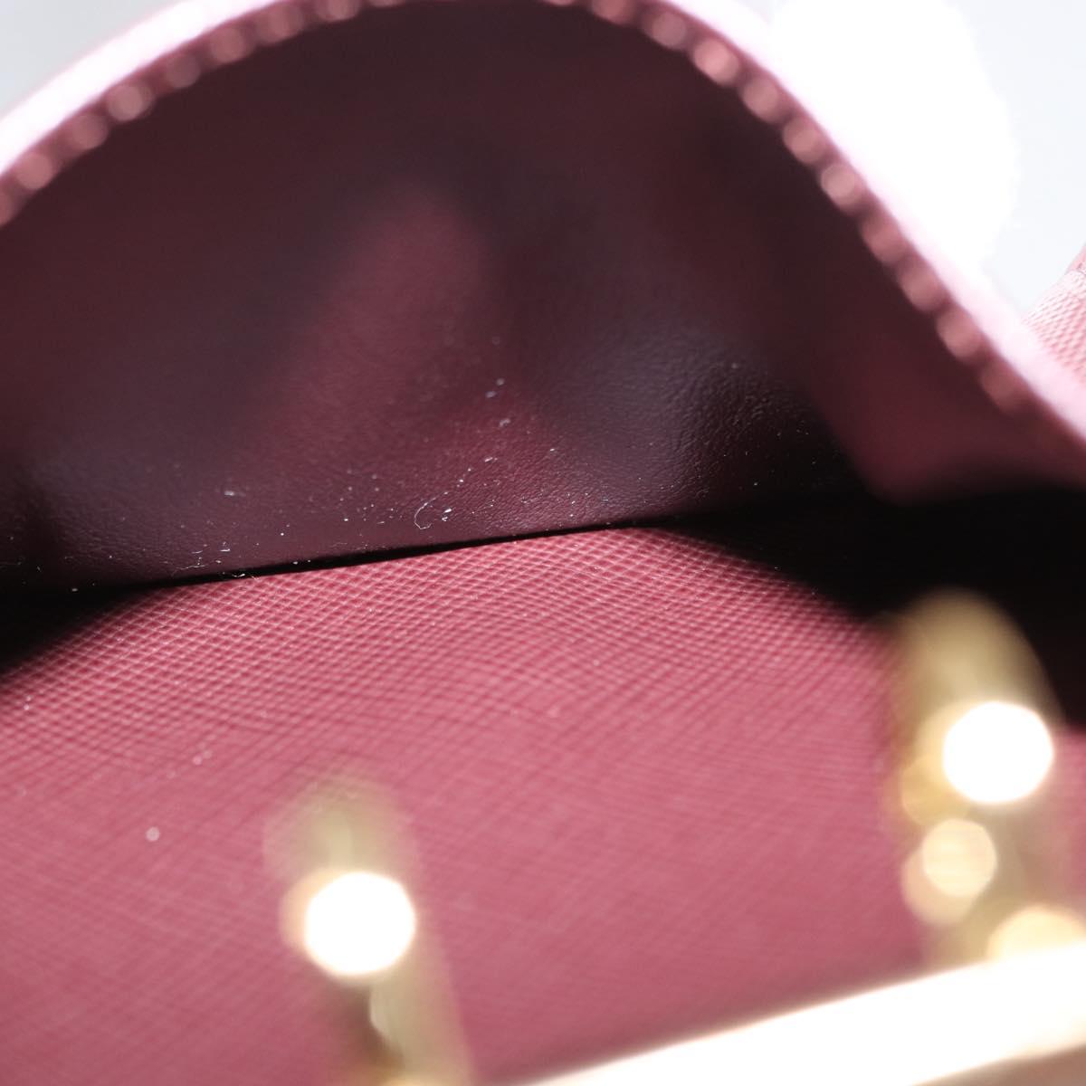 LOUIS VUITTON Monogram Mini Agenda PM Day Planner Cover Red R20912 Auth BA10033