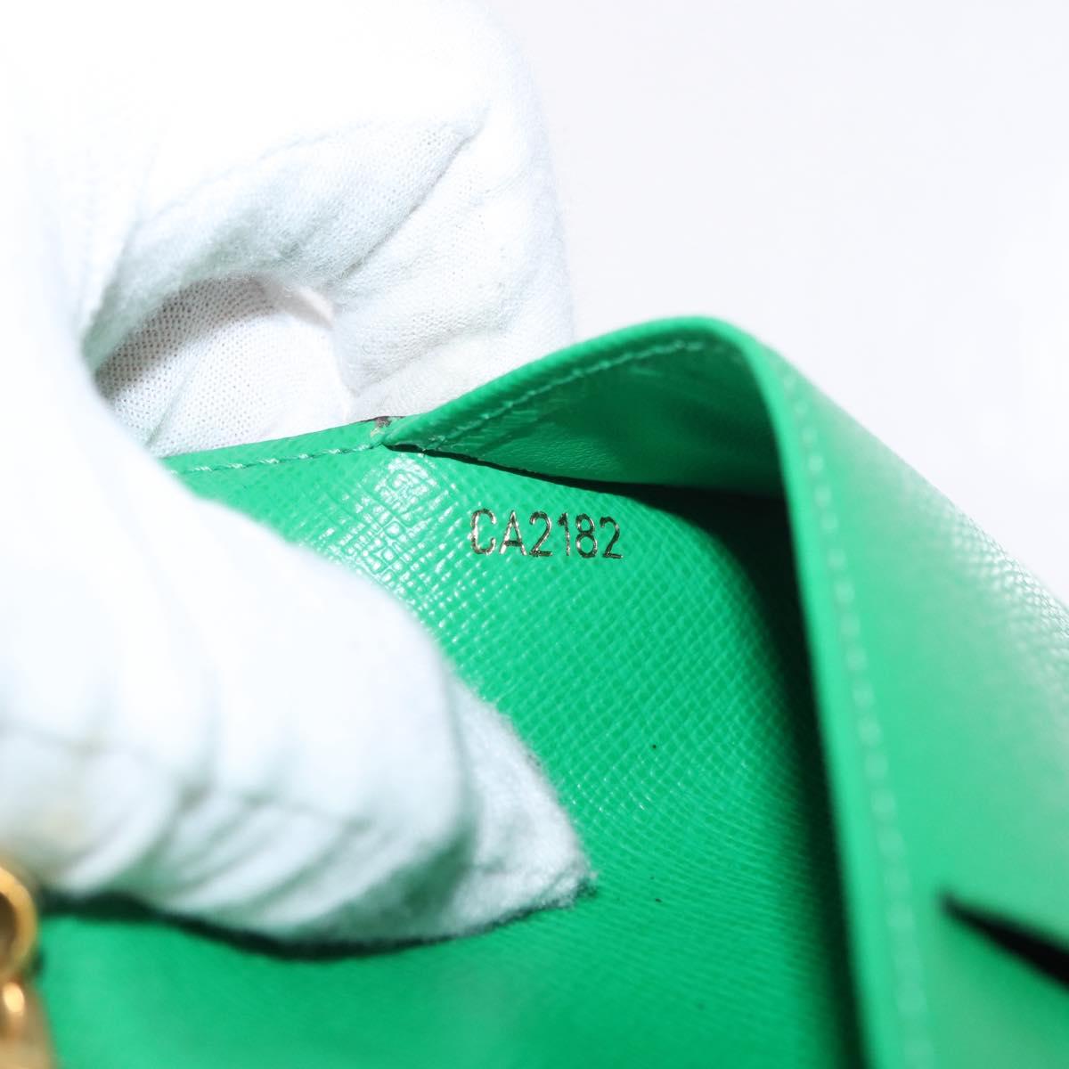 LOUIS VUITTON Yayoi Kusama Agenda PM Day Planner Cover Green R21133 Auth BA10034