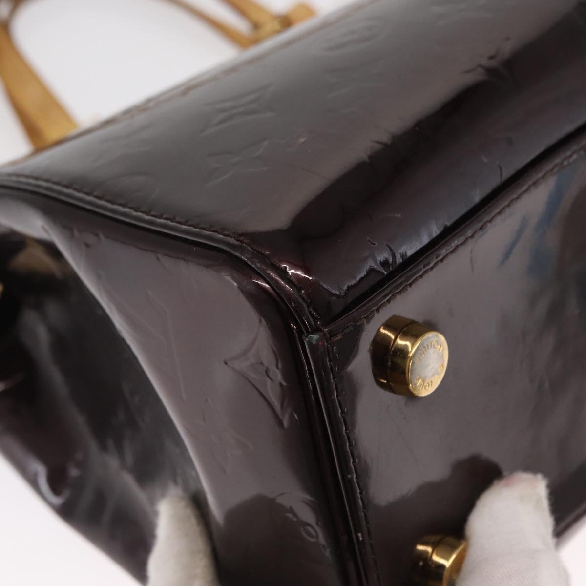 LOUIS VUITTON Monogram Vernis Blair MM Bag 2way Amarante M91619 LV Auth BA10041