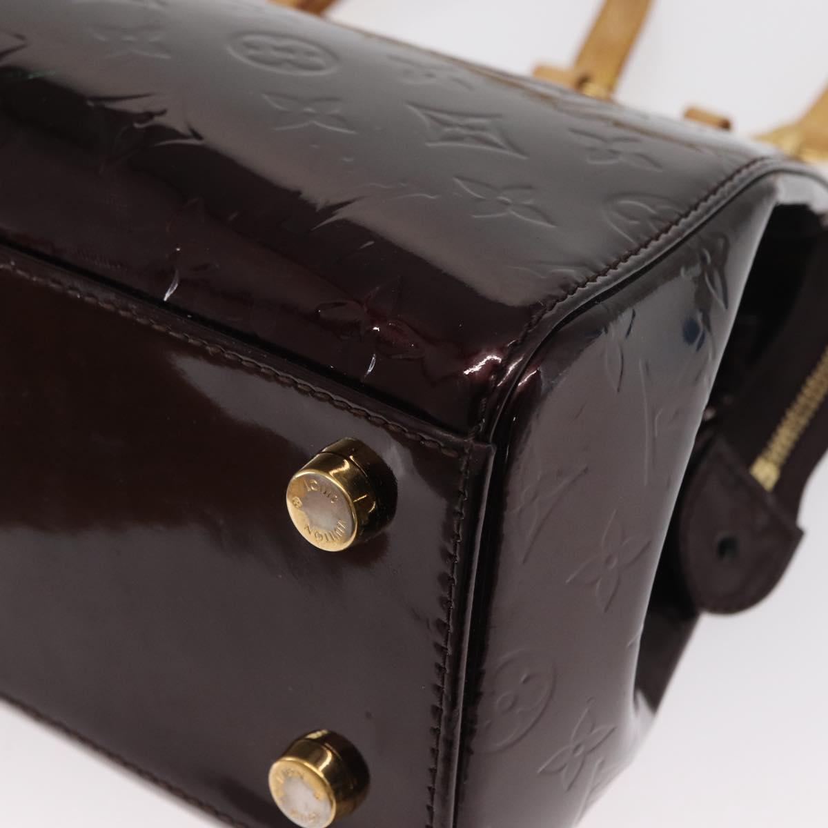 LOUIS VUITTON Monogram Vernis Blair MM Bag 2way Amarante M91619 LV Auth BA10041