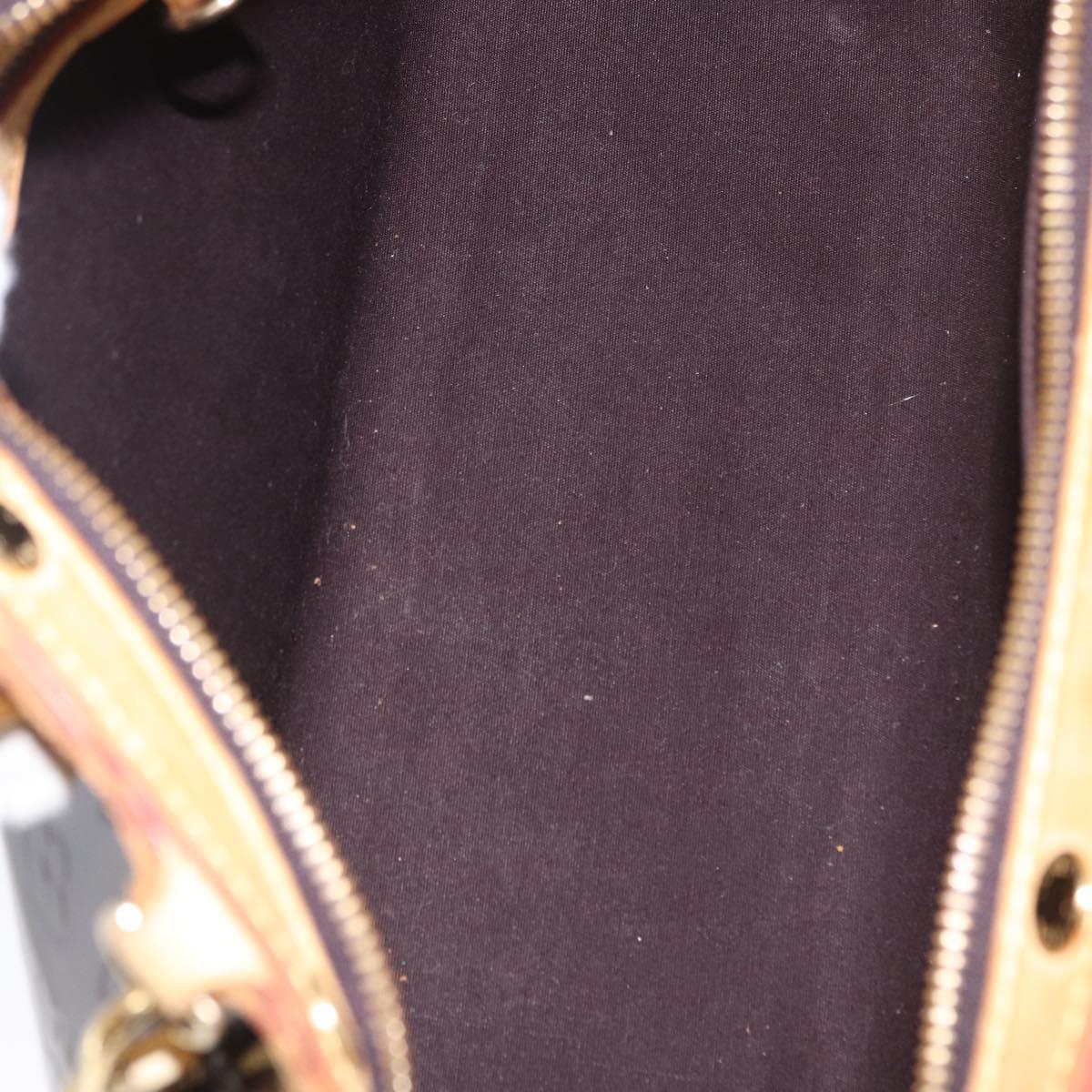 LOUIS VUITTON Monogram Vernis Blair MM Bag 2way Amarante M91619 LV Auth BA10041