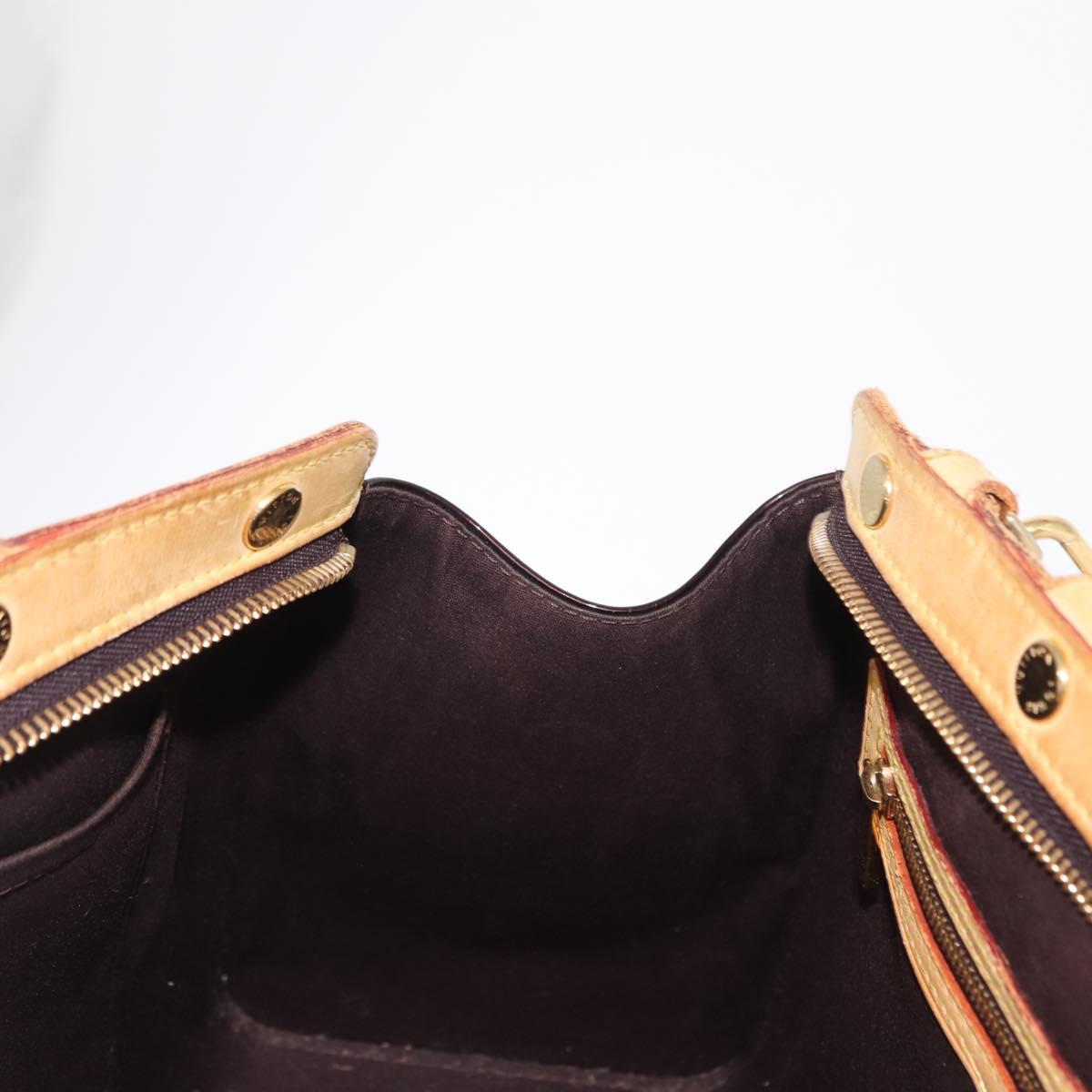 LOUIS VUITTON Monogram Vernis Blair MM Bag 2way Amarante M91619 LV Auth BA10041