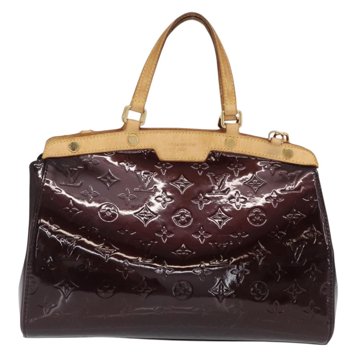 LOUIS VUITTON Monogram Vernis Blair MM Bag 2way Amarante M91619 LV Auth BA10041