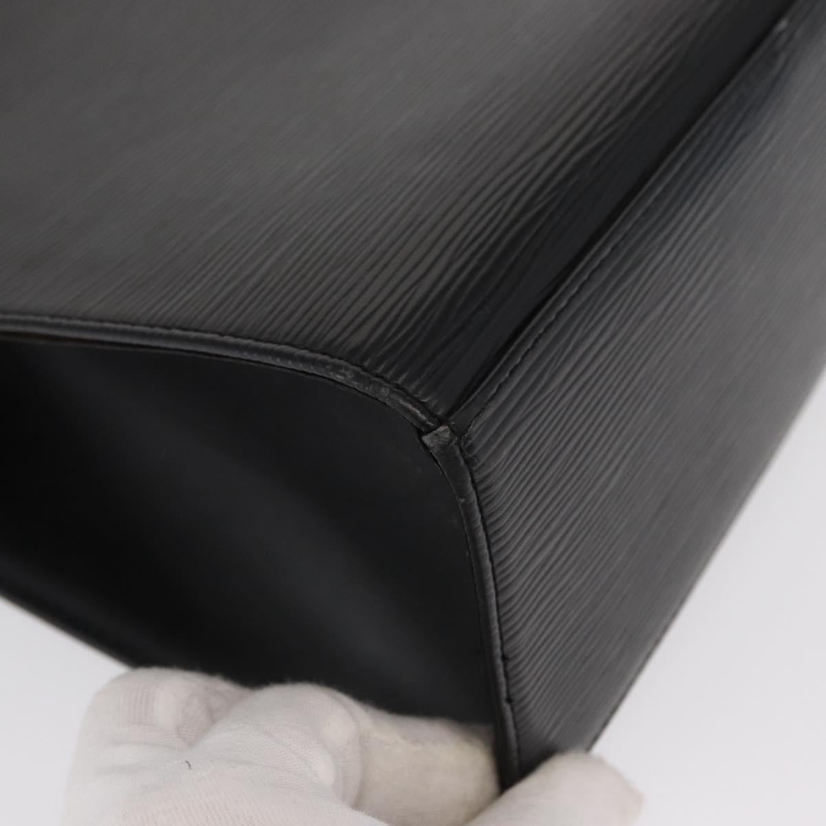 LOUIS VUITTON Epi Croisette PM Tote Bag Black M52492 LV Auth BA10043