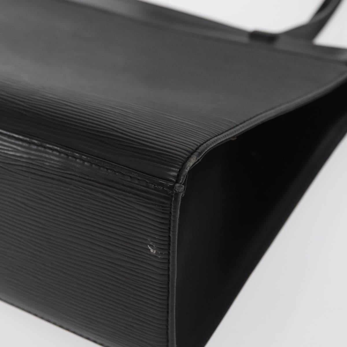 LOUIS VUITTON Epi Croisette PM Tote Bag Black M52492 LV Auth BA10043