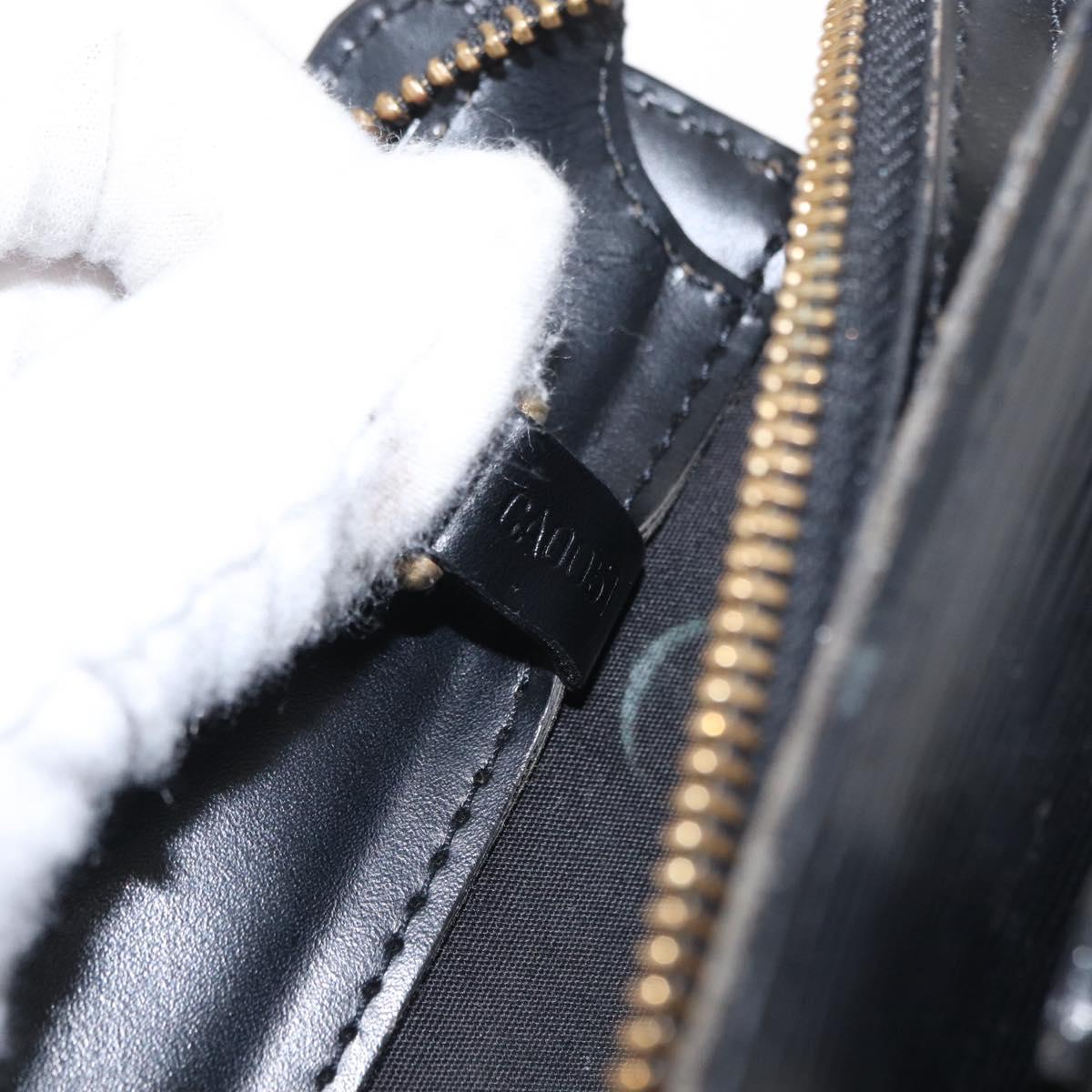 LOUIS VUITTON Epi Croisette PM Tote Bag Black M52492 LV Auth BA10043