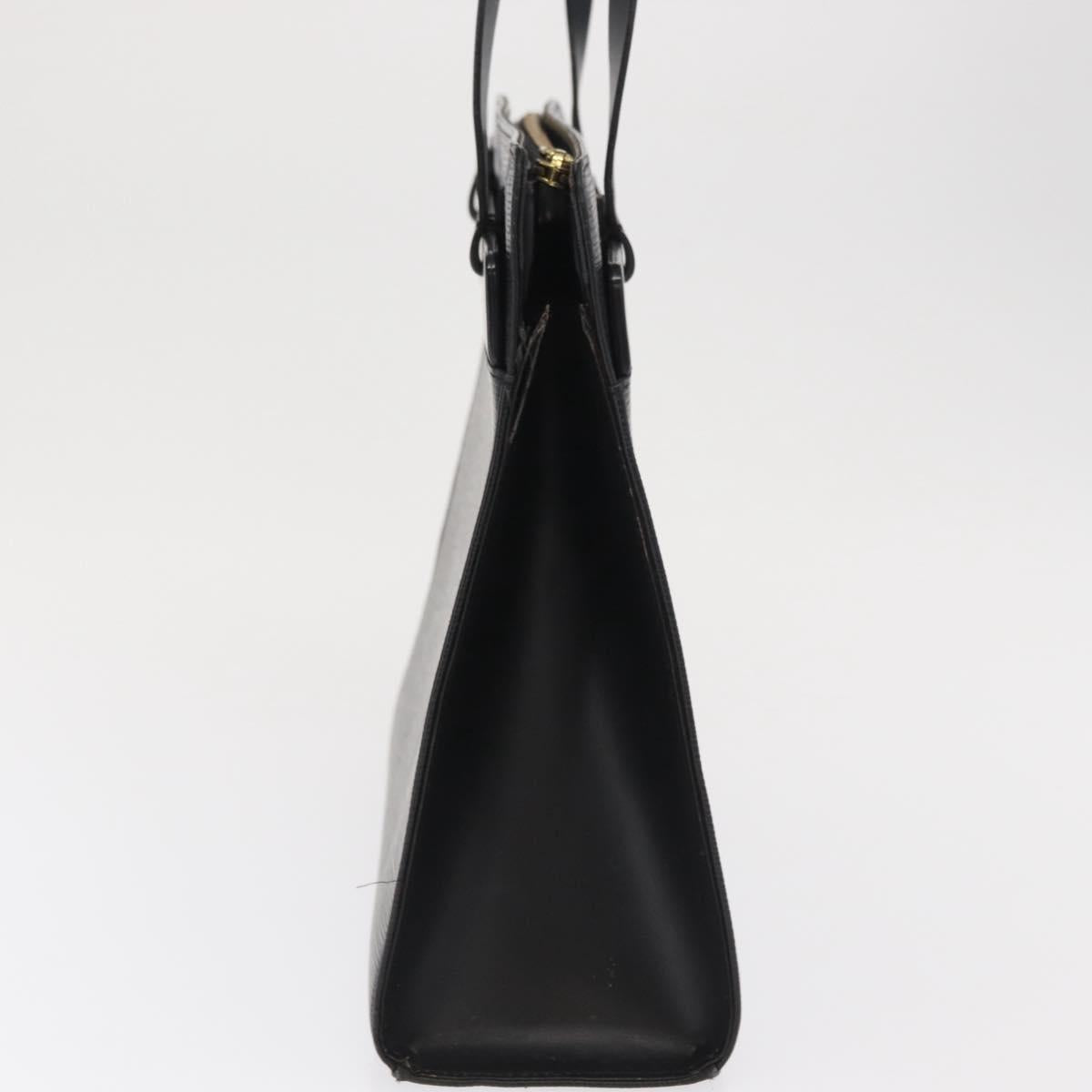 LOUIS VUITTON Epi Croisette PM Tote Bag Black M52492 LV Auth BA10043