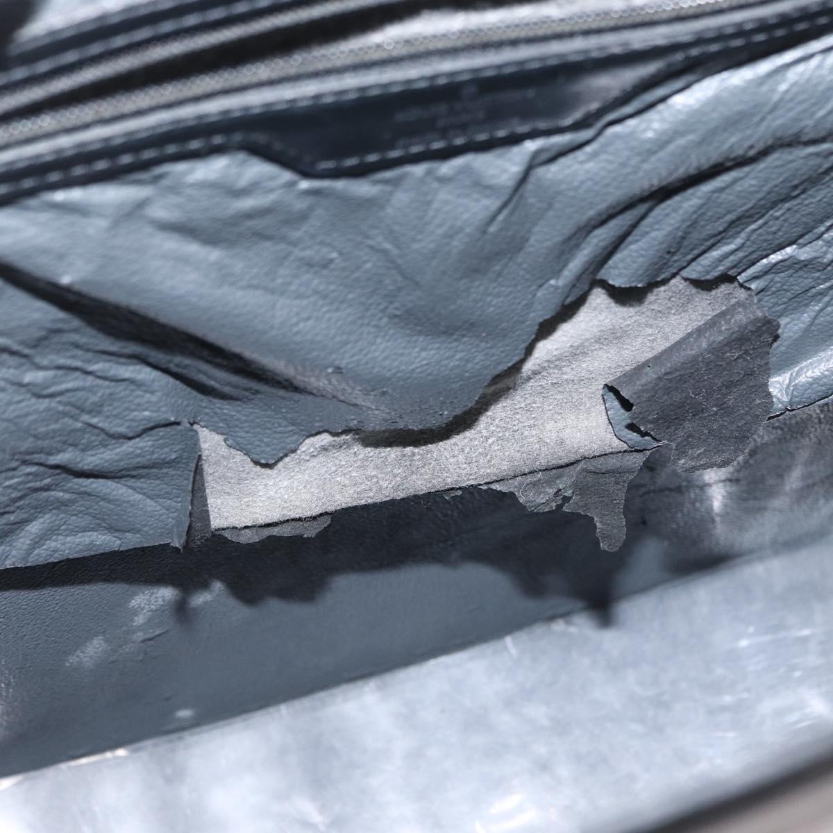 LOUIS VUITTON Epi Sac Plat Hand Bag Black M59082 LV Auth BA10045