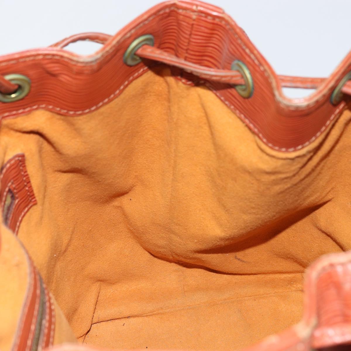 LOUIS VUITTON Epi Petit Noe Shoulder Bag Brown M44103 LV Auth BA10046