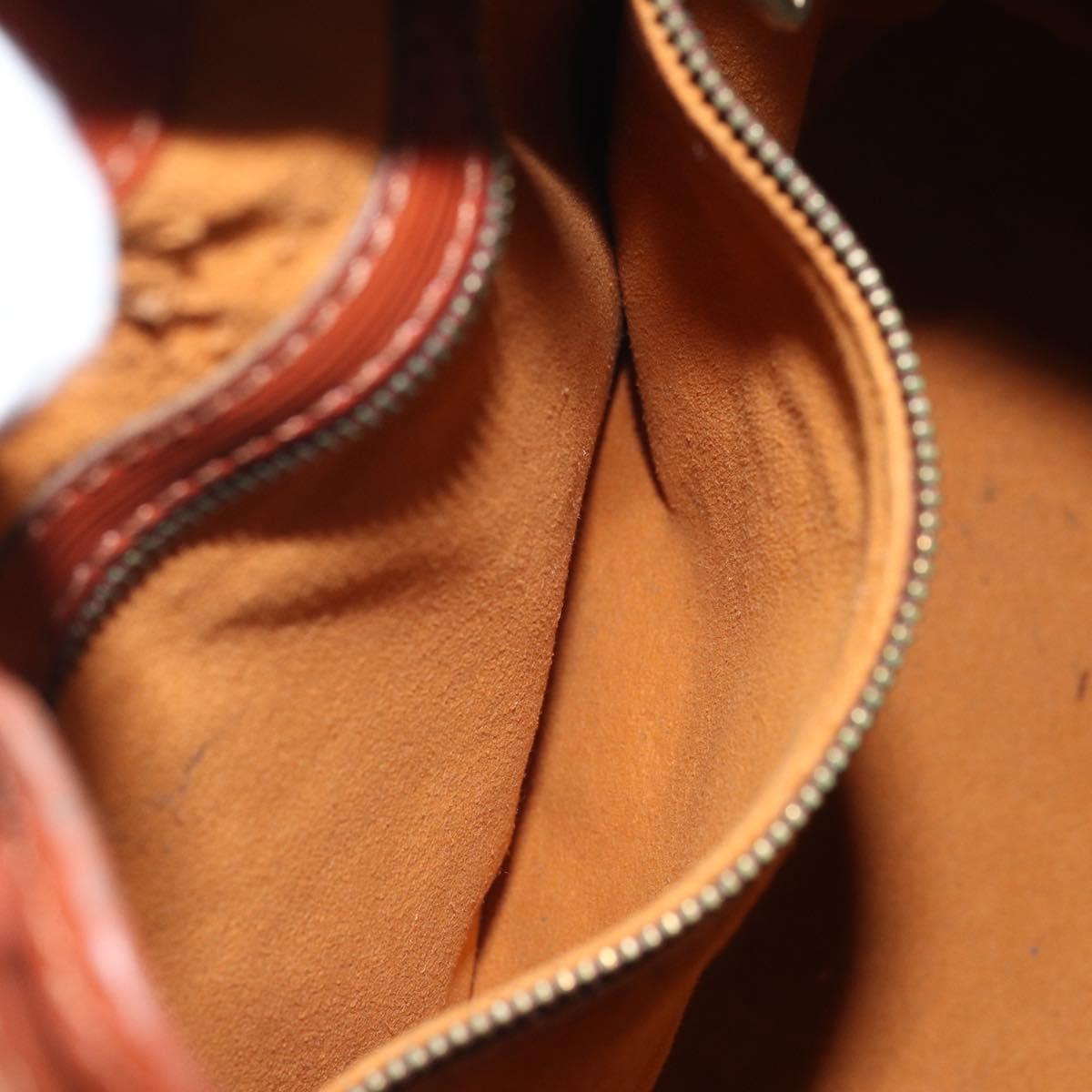 LOUIS VUITTON Epi Petit Noe Shoulder Bag Brown M44103 LV Auth BA10046