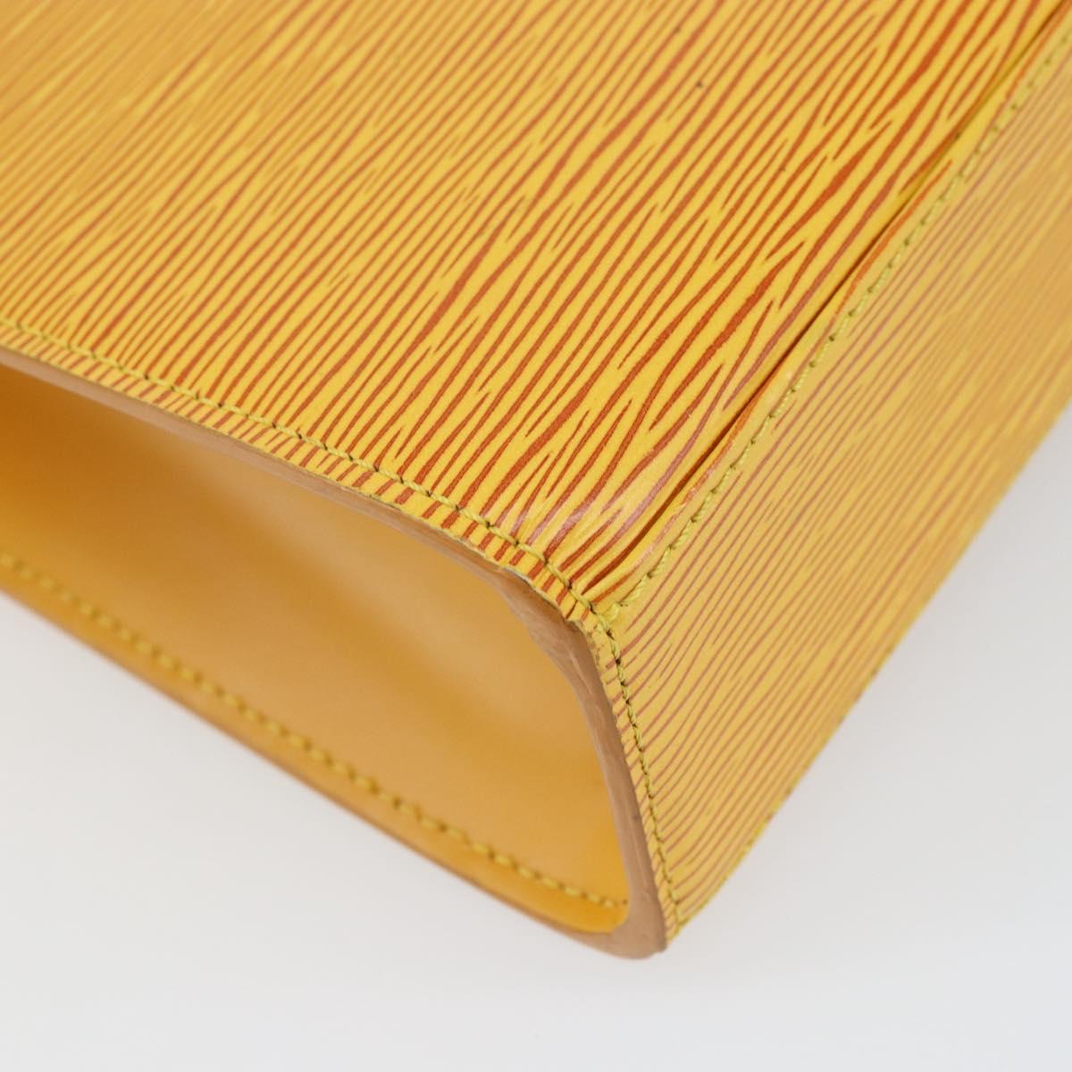 LOUIS VUITTON Epi Malesherbes Bag Tassili Yellow Jonne M52379 LV Auth BA10048