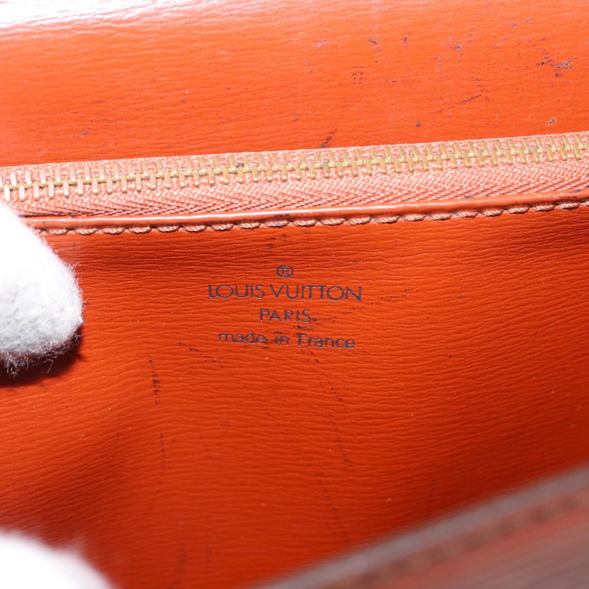 LOUIS VUITTON Epi Malesherbes Hand Bag Brown M52373 LV Auth BA10049