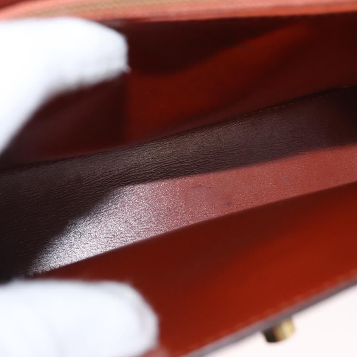 LOUIS VUITTON Epi Malesherbes Hand Bag Brown M52373 LV Auth BA10049