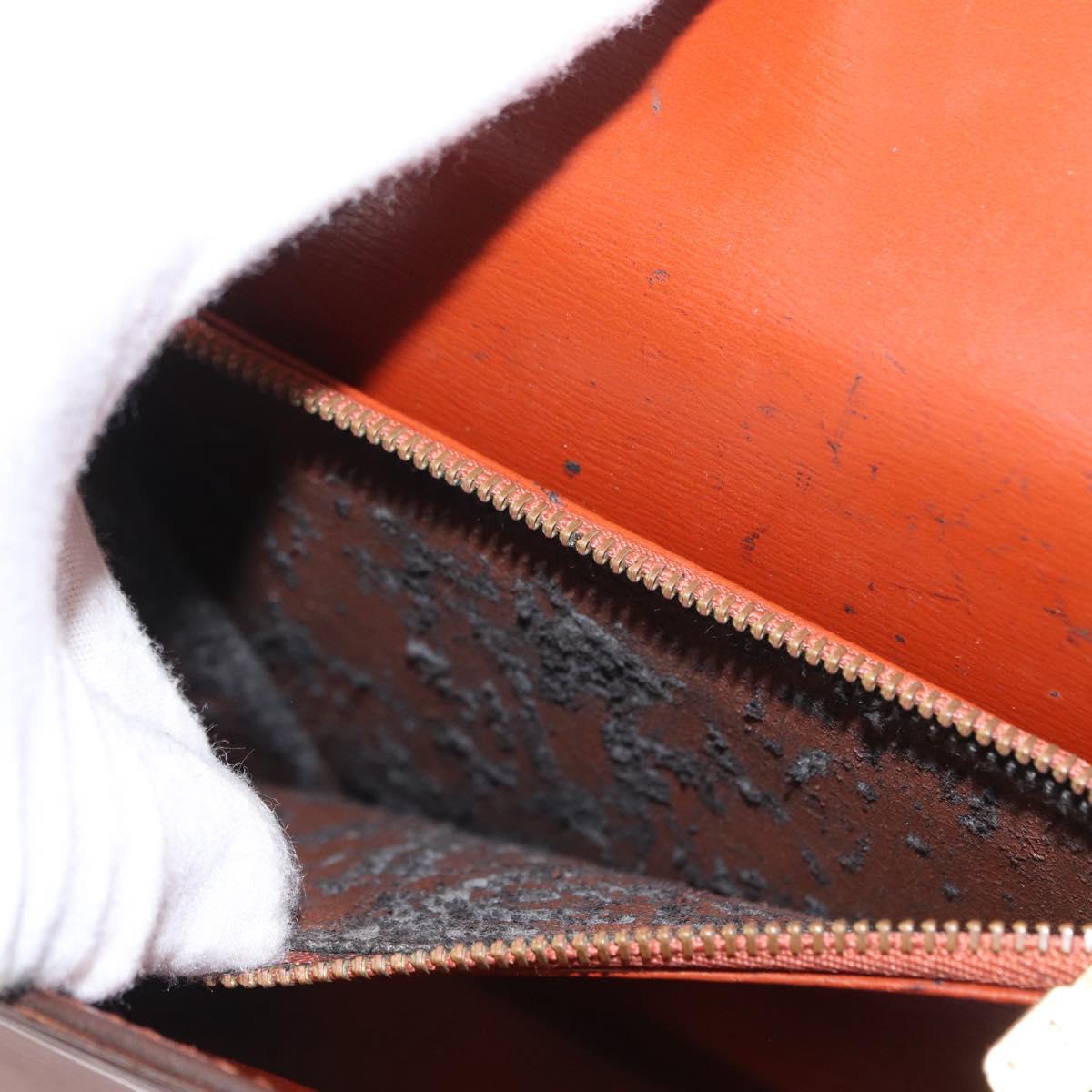 LOUIS VUITTON Epi Malesherbes Hand Bag Brown M52373 LV Auth BA10049