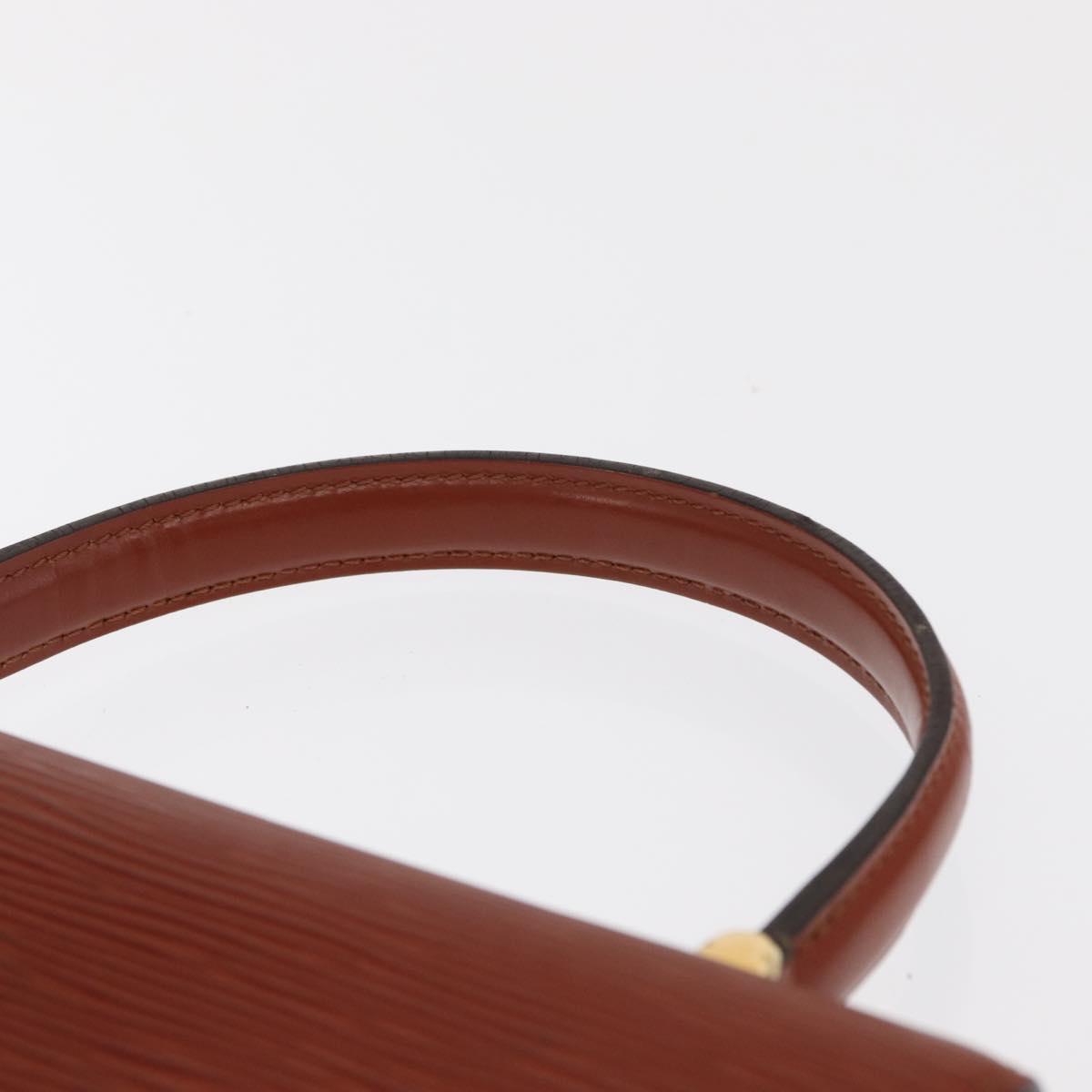 LOUIS VUITTON Epi Malesherbes Hand Bag Brown M52373 LV Auth BA10049