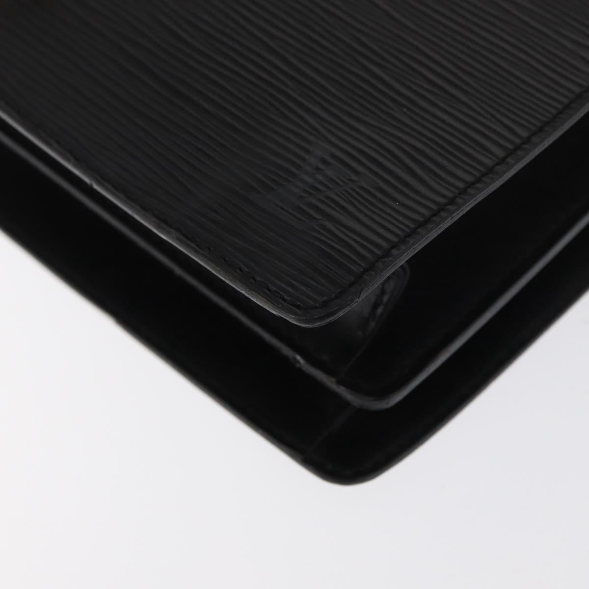 LOUIS VUITTON Epi Concorde Hand Bag Black M52132 LV Auth BA10050