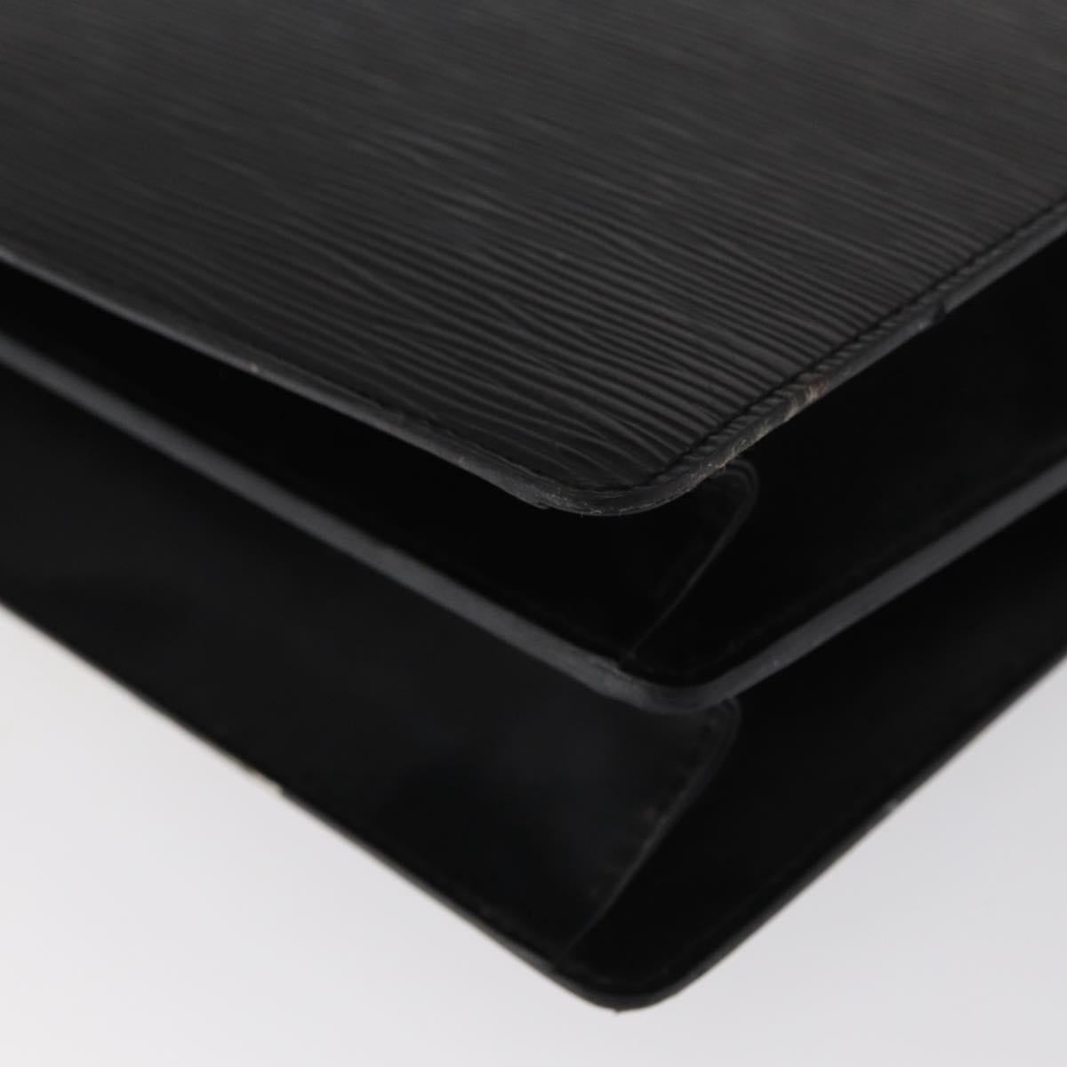 LOUIS VUITTON Epi Concorde Hand Bag Black M52132 LV Auth BA10050