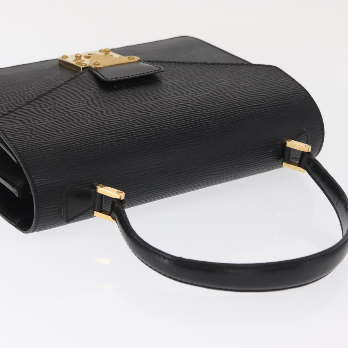 LOUIS VUITTON Epi Concorde Hand Bag Black M52132 LV Auth BA10050