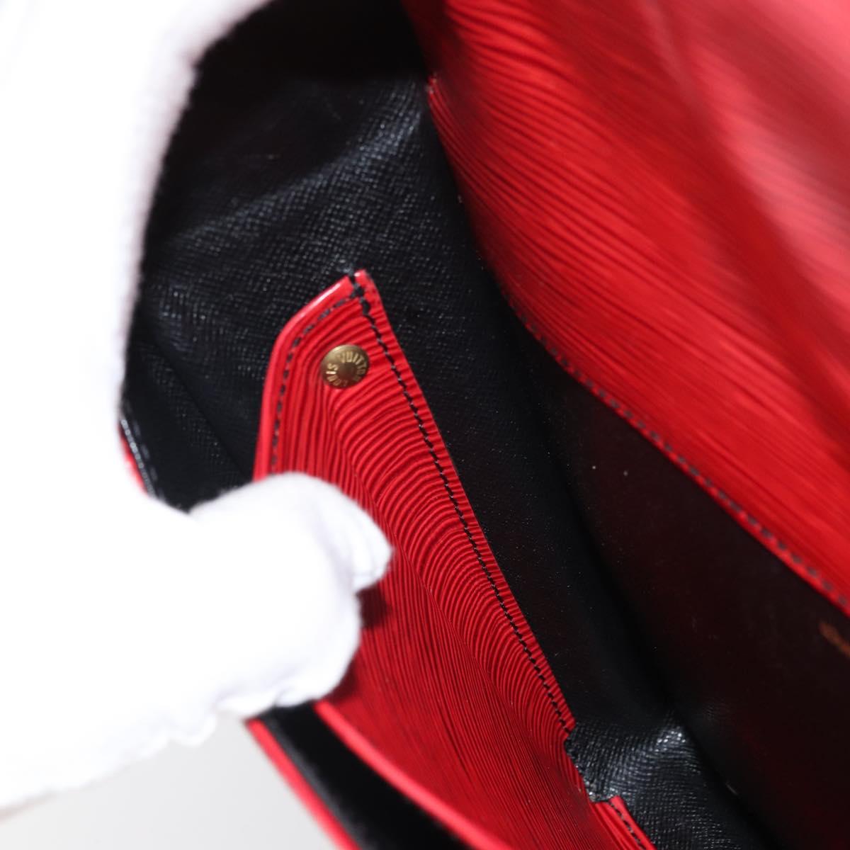 LOUIS VUITTON Epi Cartesier MM Shoulder Bag Red M52247 LV Auth BA10051