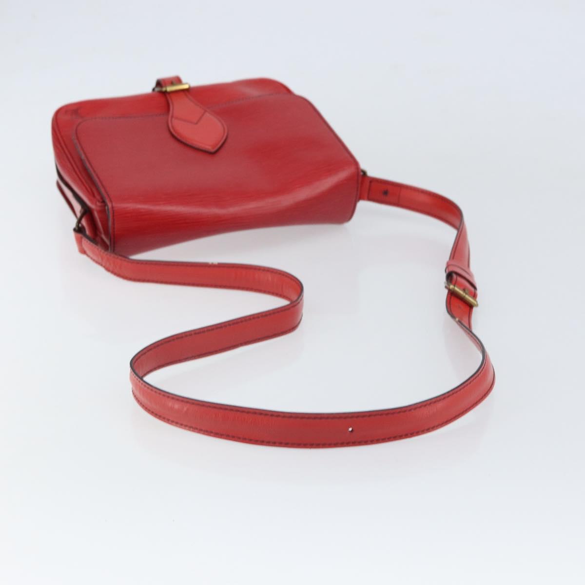LOUIS VUITTON Epi Cartesier MM Shoulder Bag Red M52247 LV Auth BA10051