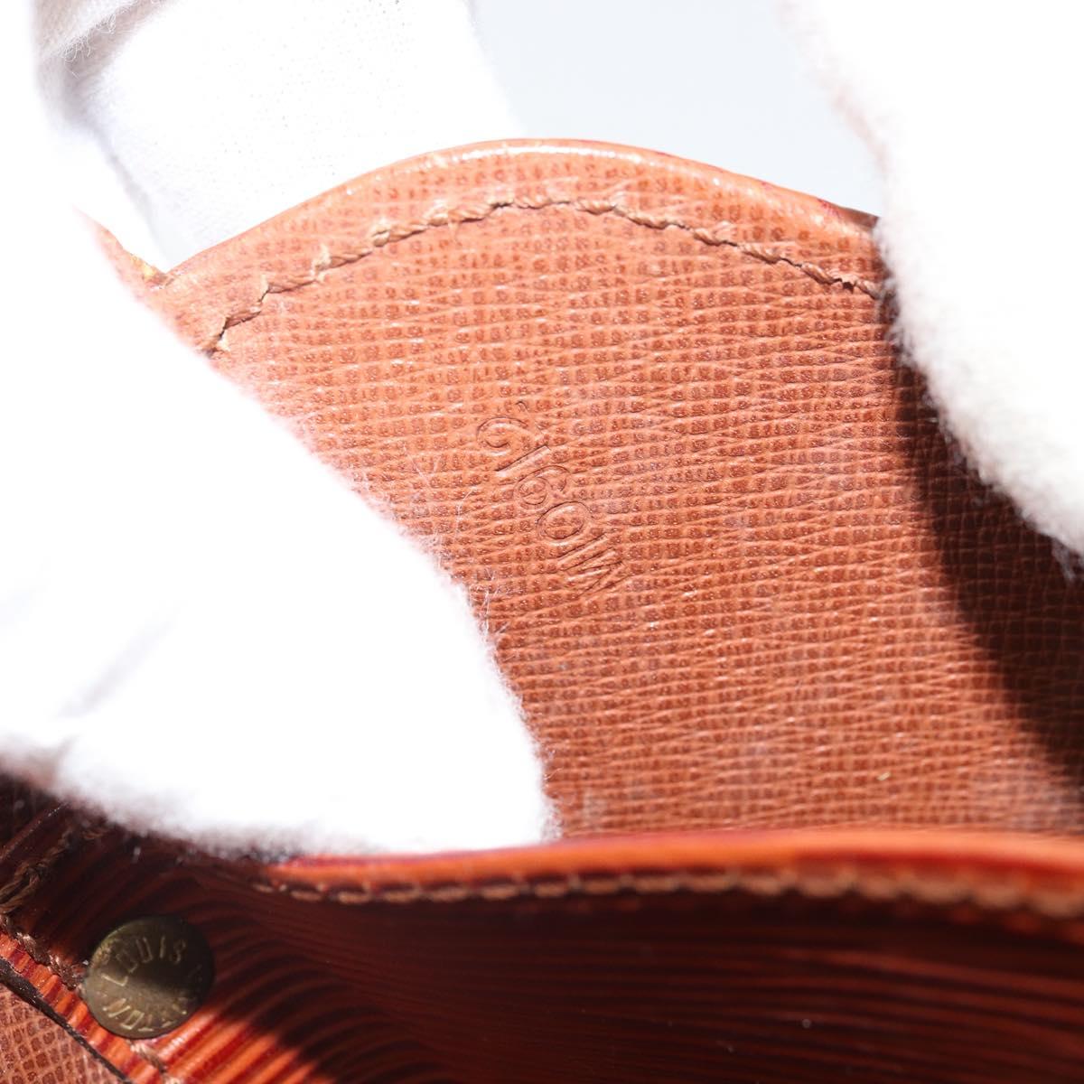 LOUIS VUITTON Epi Cartouchiere MM Shoulder Bag Brown M52243 LV Auth BA10052