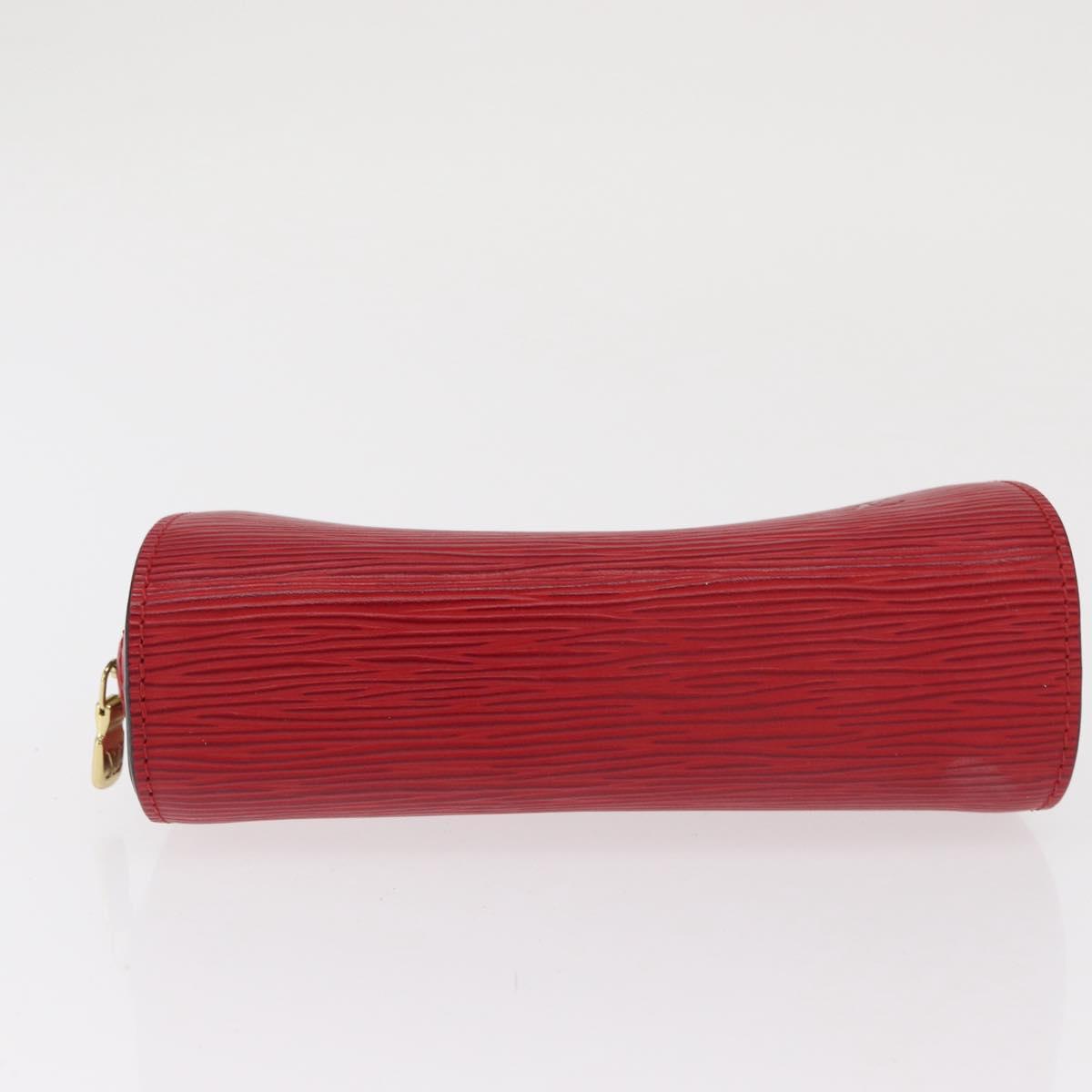 LOUIS VUITTON Epi Dauphine PM Pouch Castilian Red M48447 LV Auth BA10060