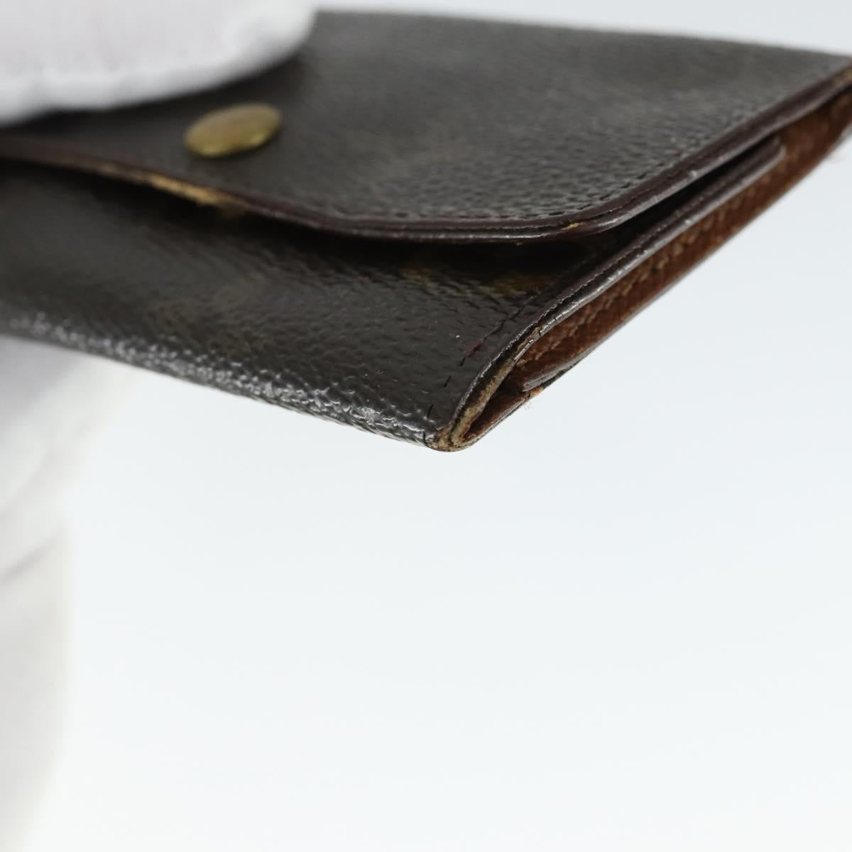 LOUIS VUITTON Monogram Epi Wallet 3 Set Black LV Auth BA10061