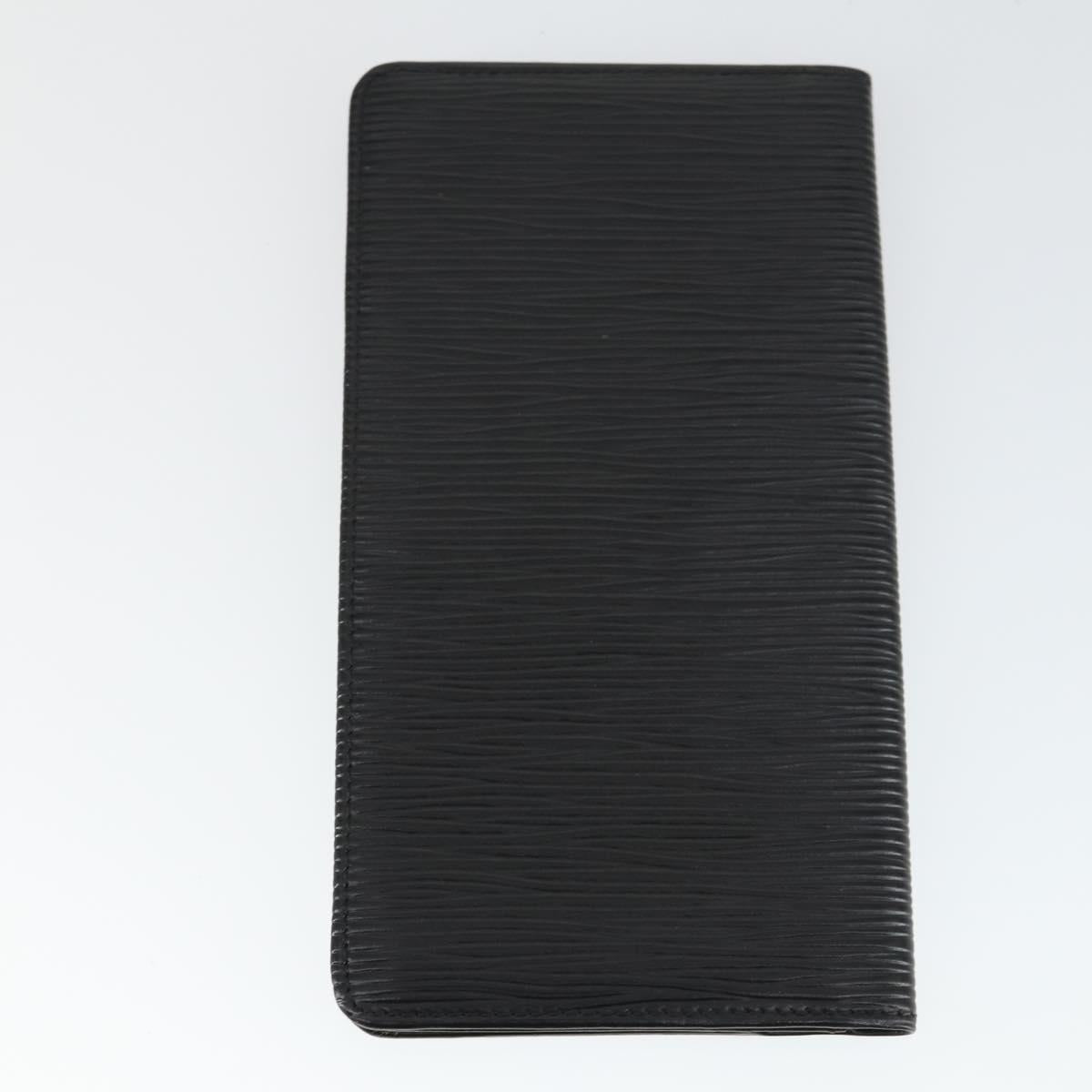 LOUIS VUITTON Monogram Epi Wallet 3 Set Black LV Auth BA10061