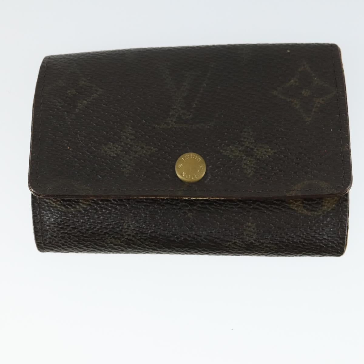 LOUIS VUITTON Monogram Epi Wallet 3 Set Black LV Auth BA10061