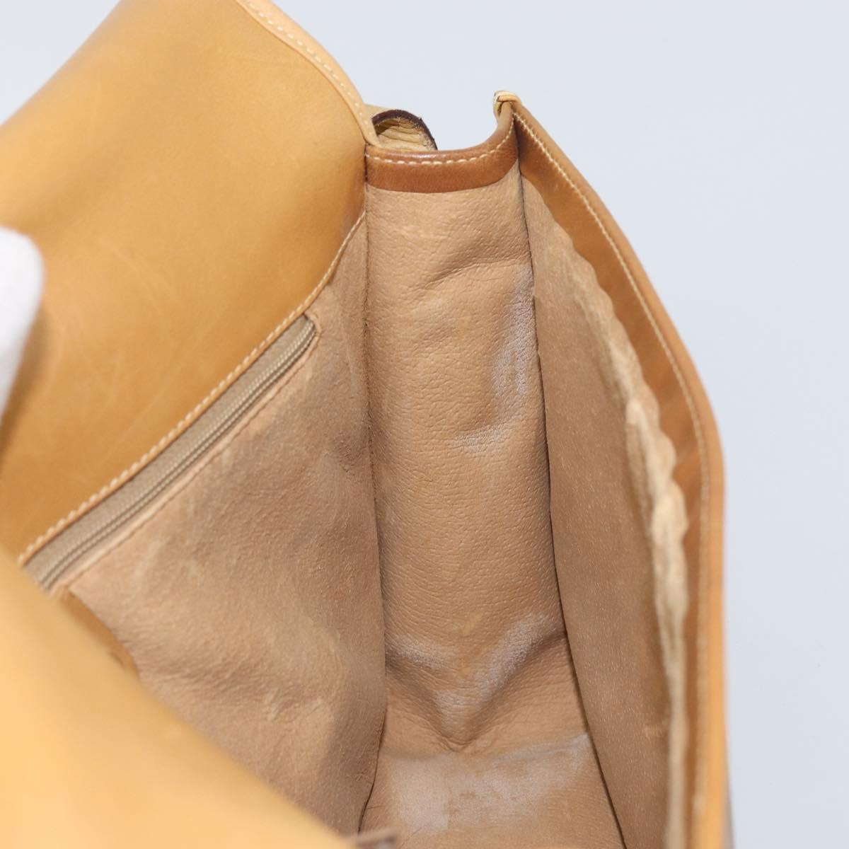 GUCCI Micro GG Supreme Shoulder Bag PVC Beige Gold 001 104 0551 Auth BA10075