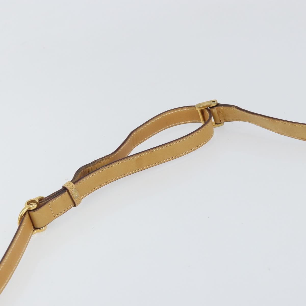 GUCCI Micro GG Supreme Shoulder Bag PVC Beige Gold 001 104 0551 Auth BA10075