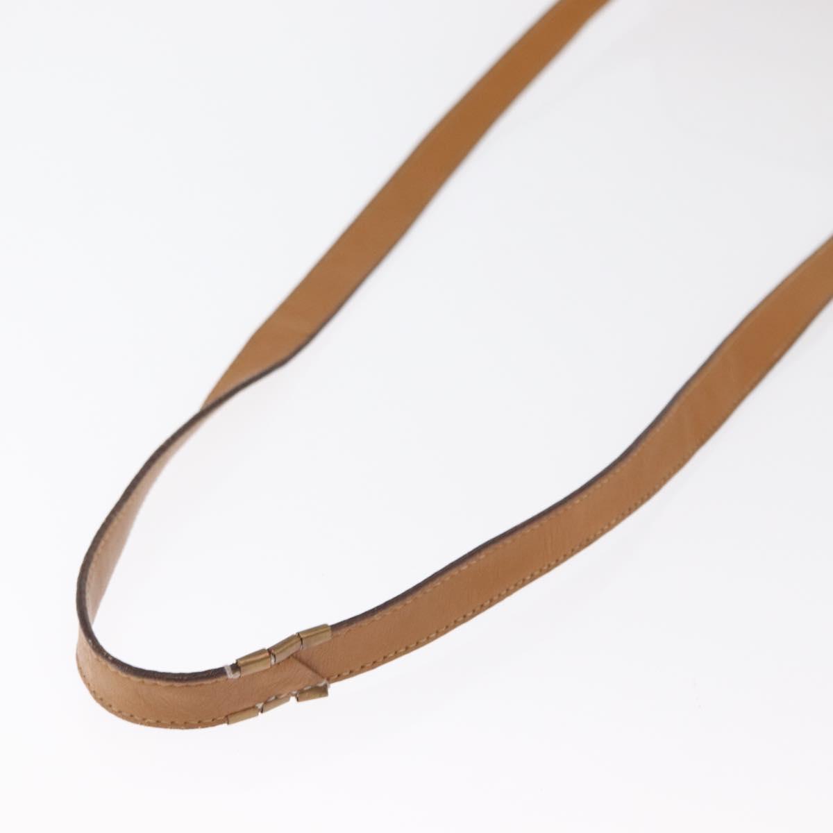 GUCCI Micro GG Supreme Shoulder Bag PVC Beige Gold 007 23 0114 Auth BA10078