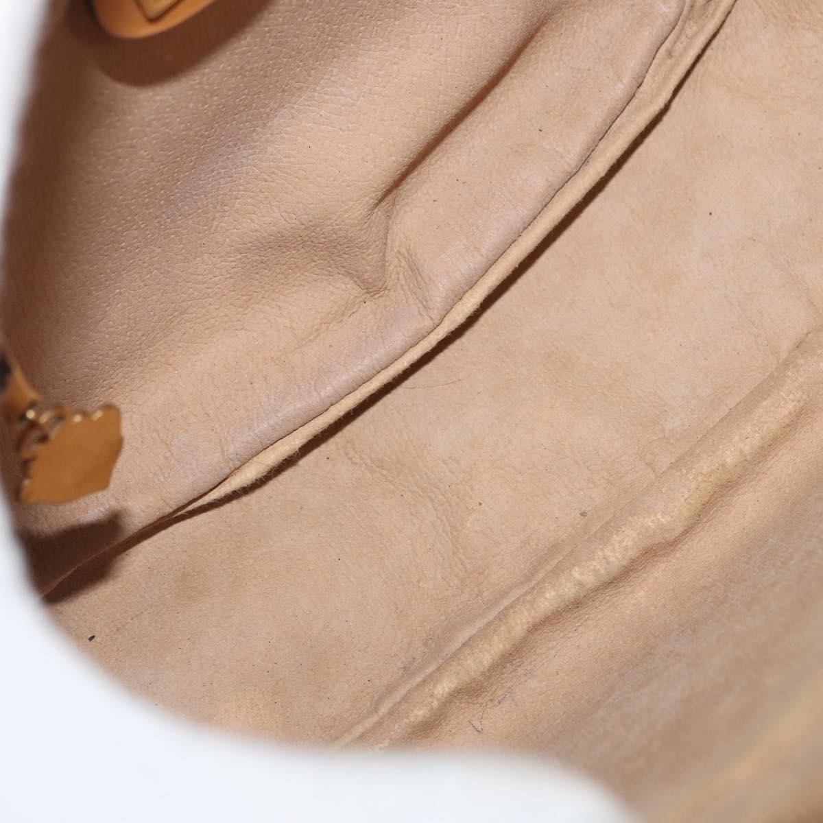 GUCCI Micro GG Supreme Web Sherry Line Bag PVC Beige 001 115 0918 Auth BA10081