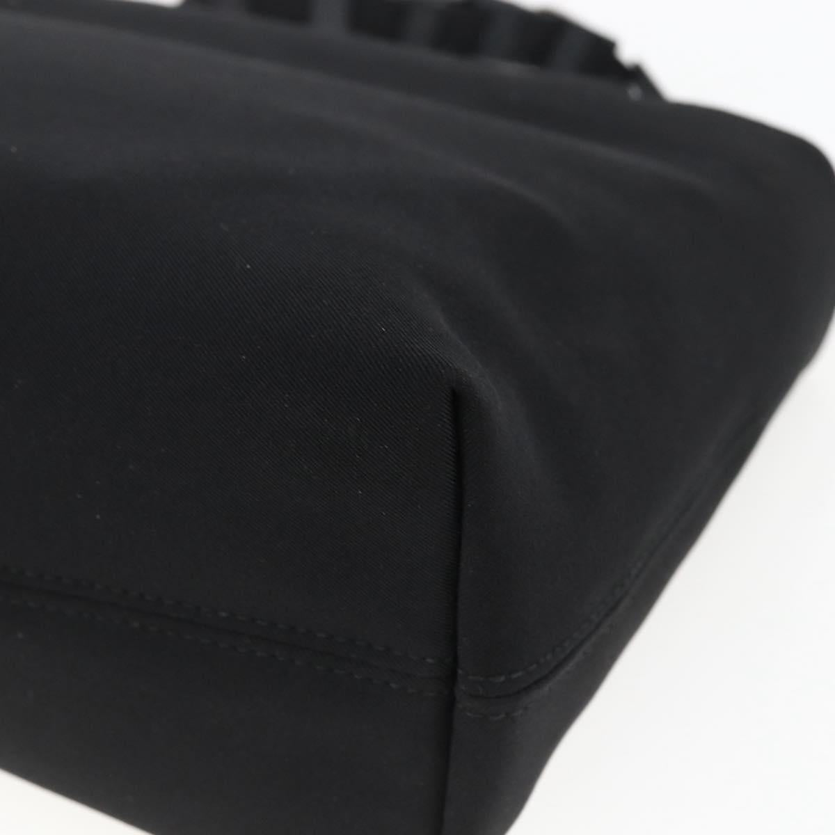 Salvatore Ferragamo Hand Bag Nylon Black Auth BA10082
