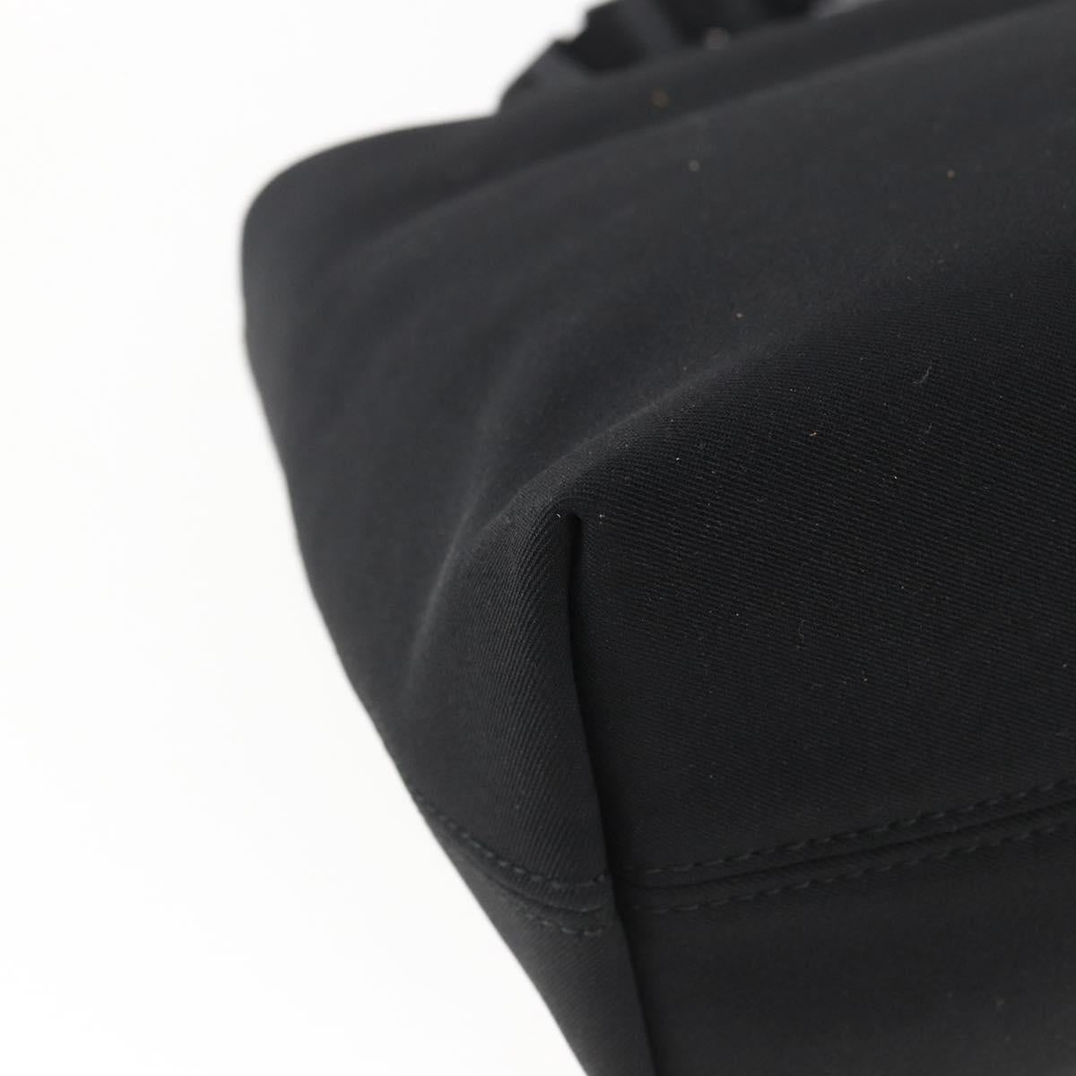 Salvatore Ferragamo Hand Bag Nylon Black Auth BA10082