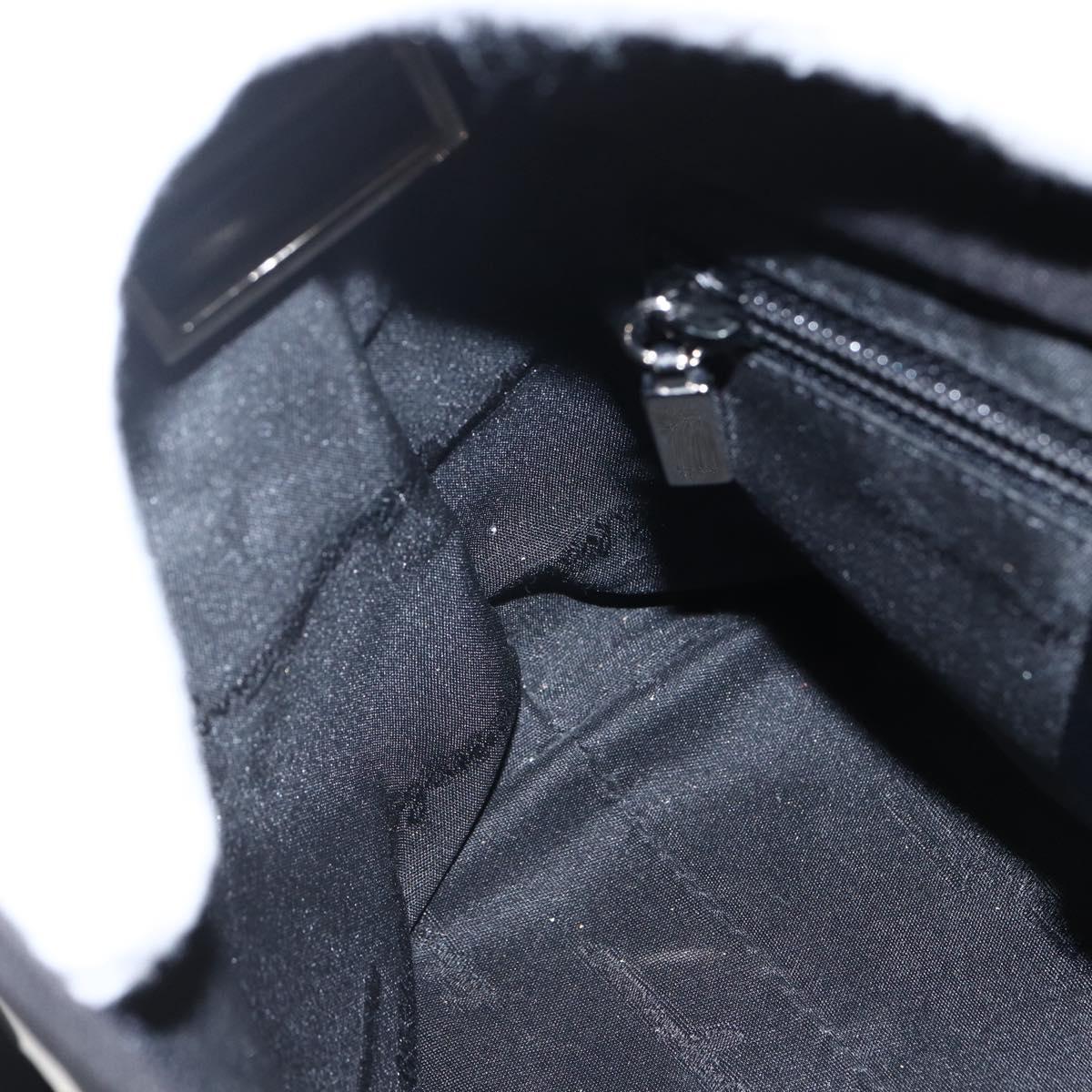 Salvatore Ferragamo Hand Bag Nylon Black Auth BA10082