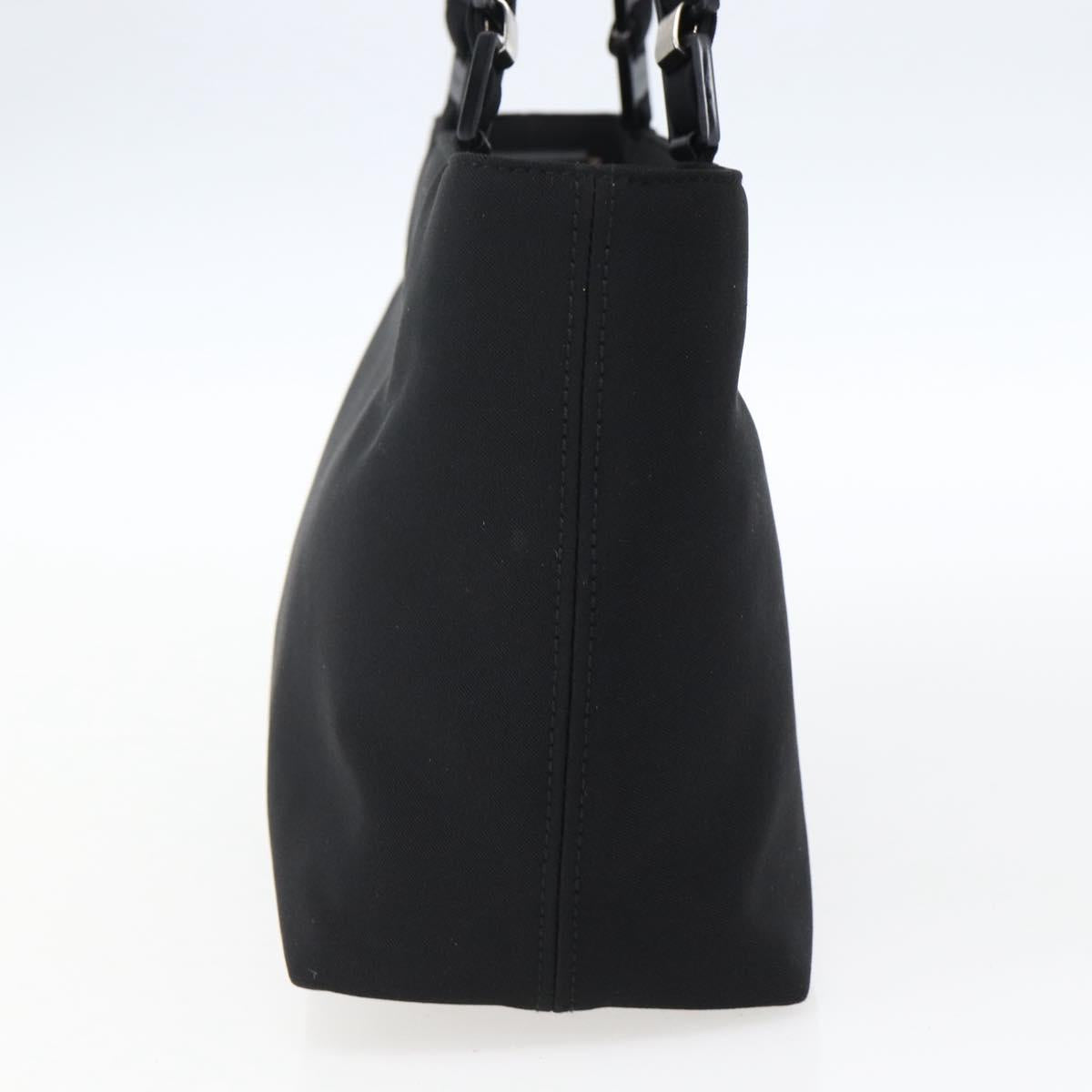 Salvatore Ferragamo Hand Bag Nylon Black Auth BA10082