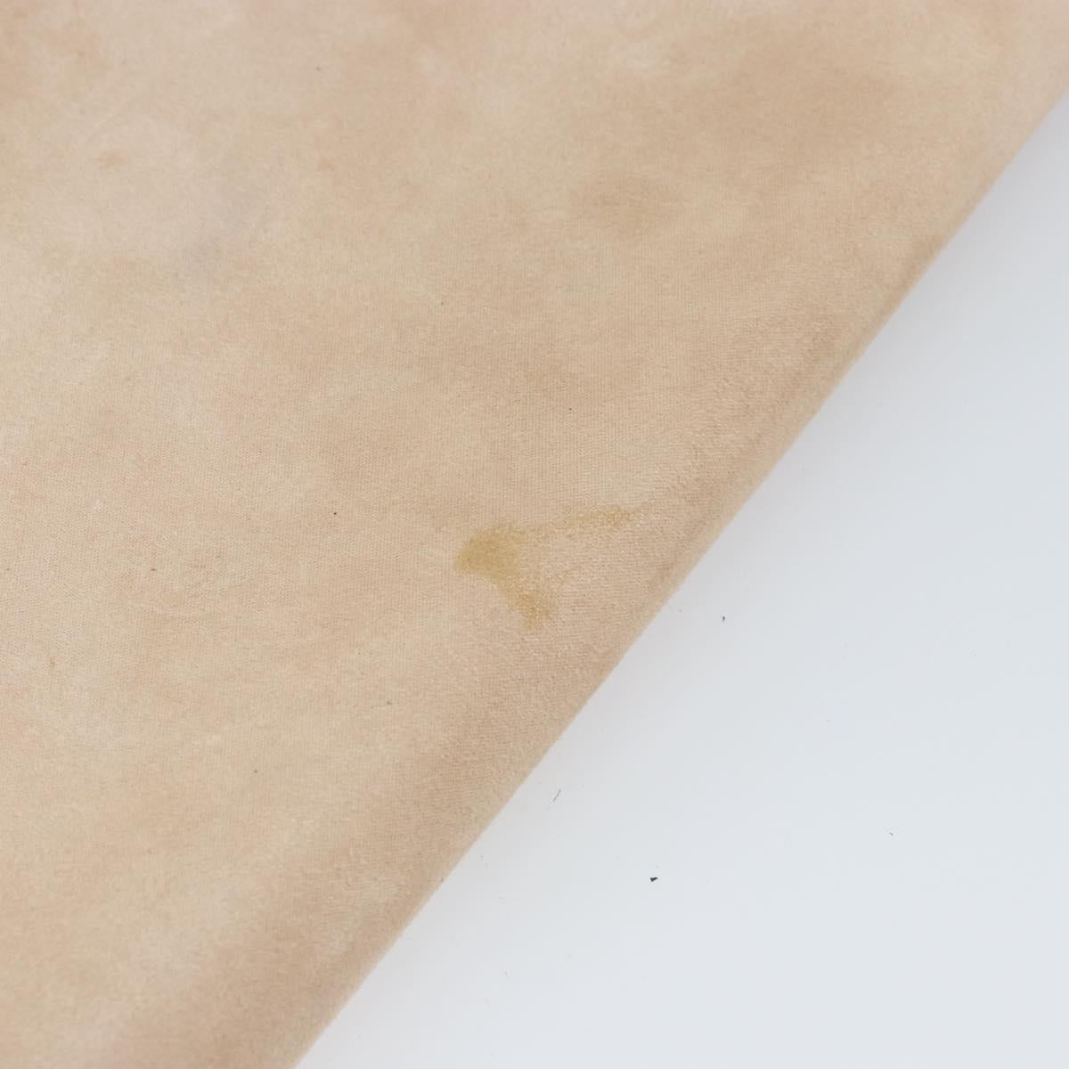 Jimmy Choo Clutch Bag Suede Pink Gold Auth BA10085