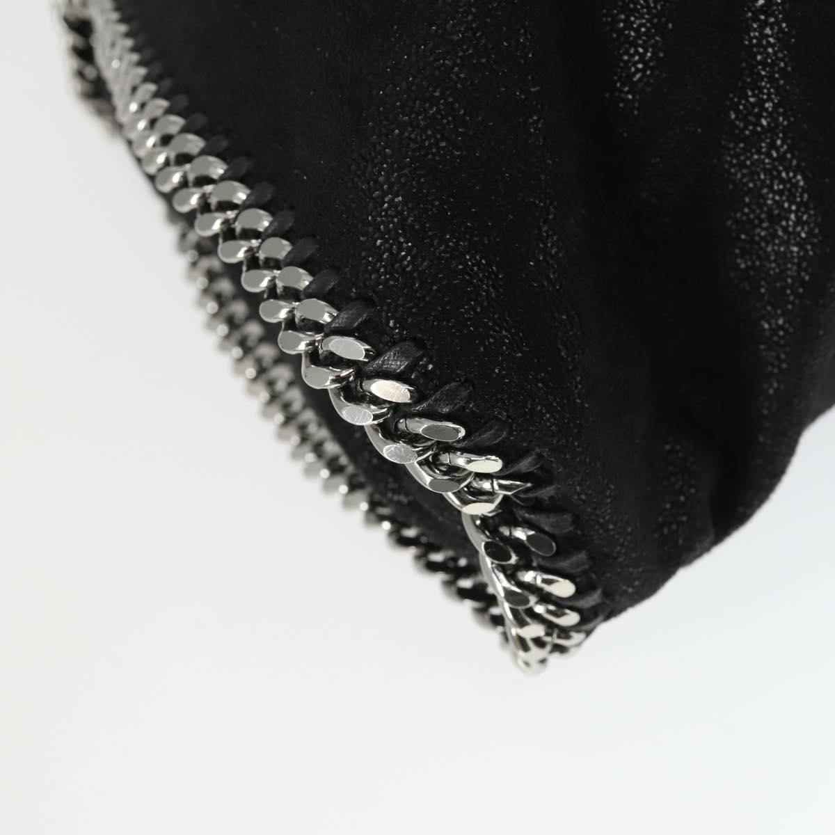 Stella MacCartney Chain Falabella Bag polyester 2way Black 495151 Auth BA10099