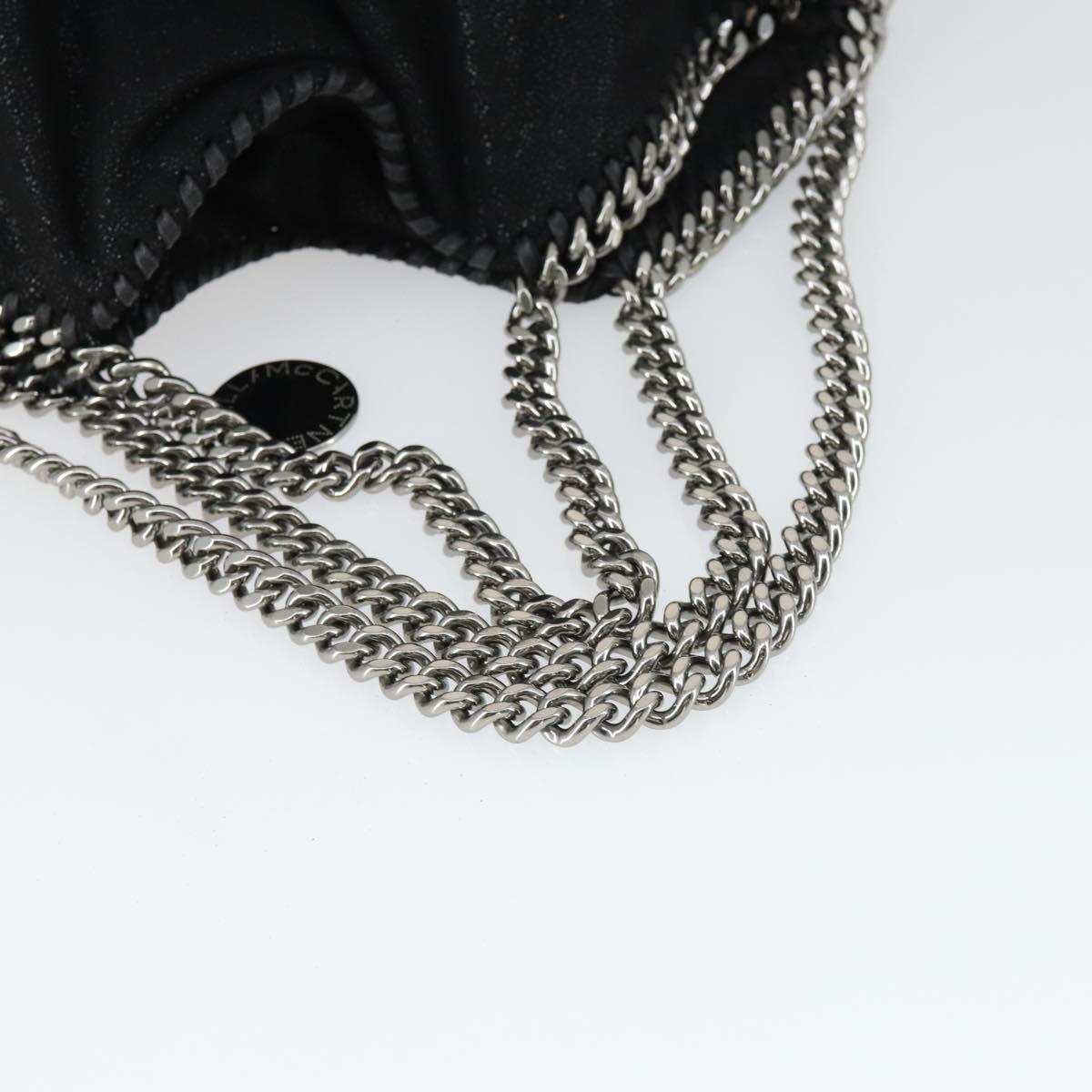 Stella MacCartney Chain Falabella Bag polyester 2way Black 495151 Auth BA10099
