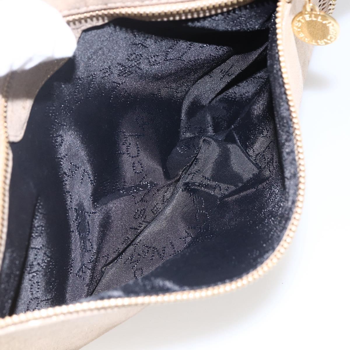 Stella MacCartney Clutch Bag polyester Gold 495151 Auth BA10100