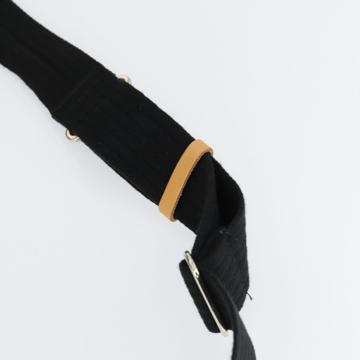 Burberrys Blue Label Tote Bag Canvas 2way Black Auth BA10126