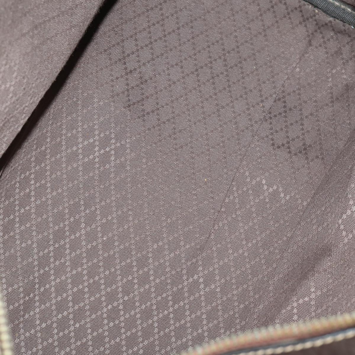 GUCCI Hand Bag Suede Brown Gold 012 468 40 58 Auth BA10128