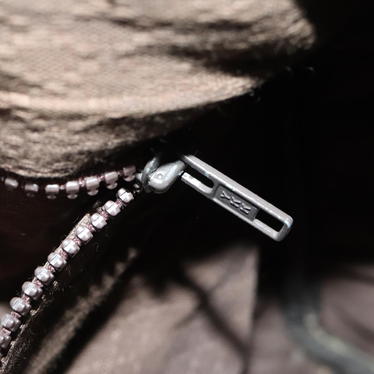 GUCCI Hand Bag Suede Brown Gold 012 468 40 58 Auth BA10128