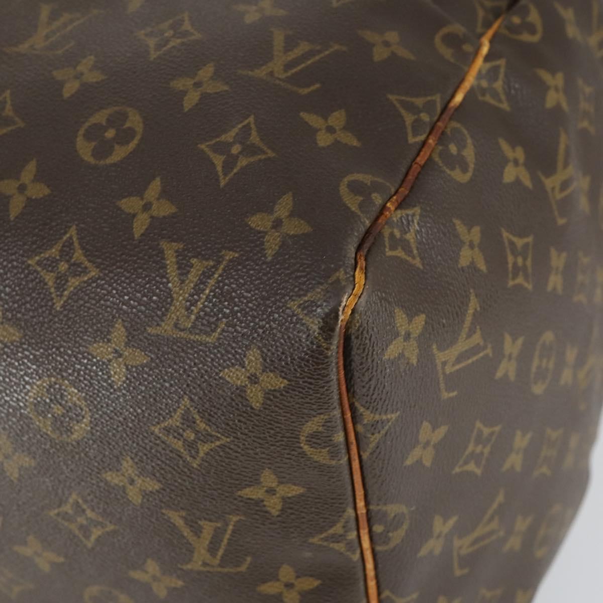 LOUIS VUITTON Monogram Keepall 55 Boston Bag M41424 LV Auth BA10136