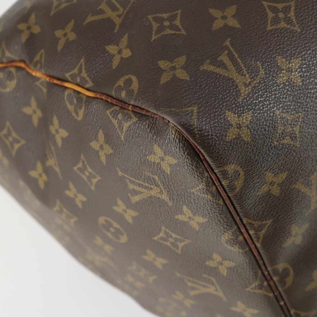 LOUIS VUITTON Monogram Keepall 55 Boston Bag M41424 LV Auth BA10136